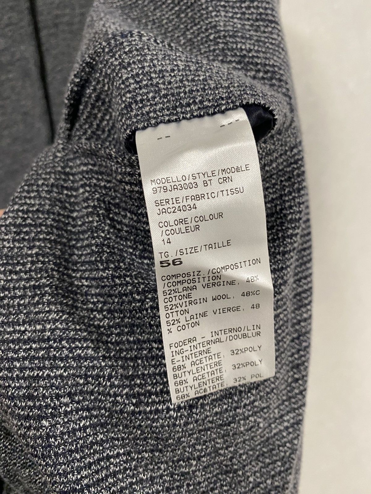 Eleventy Eleventy Luxury Single Breasted Cotton Sport Blazer Size 46R - 9 Thumbnail