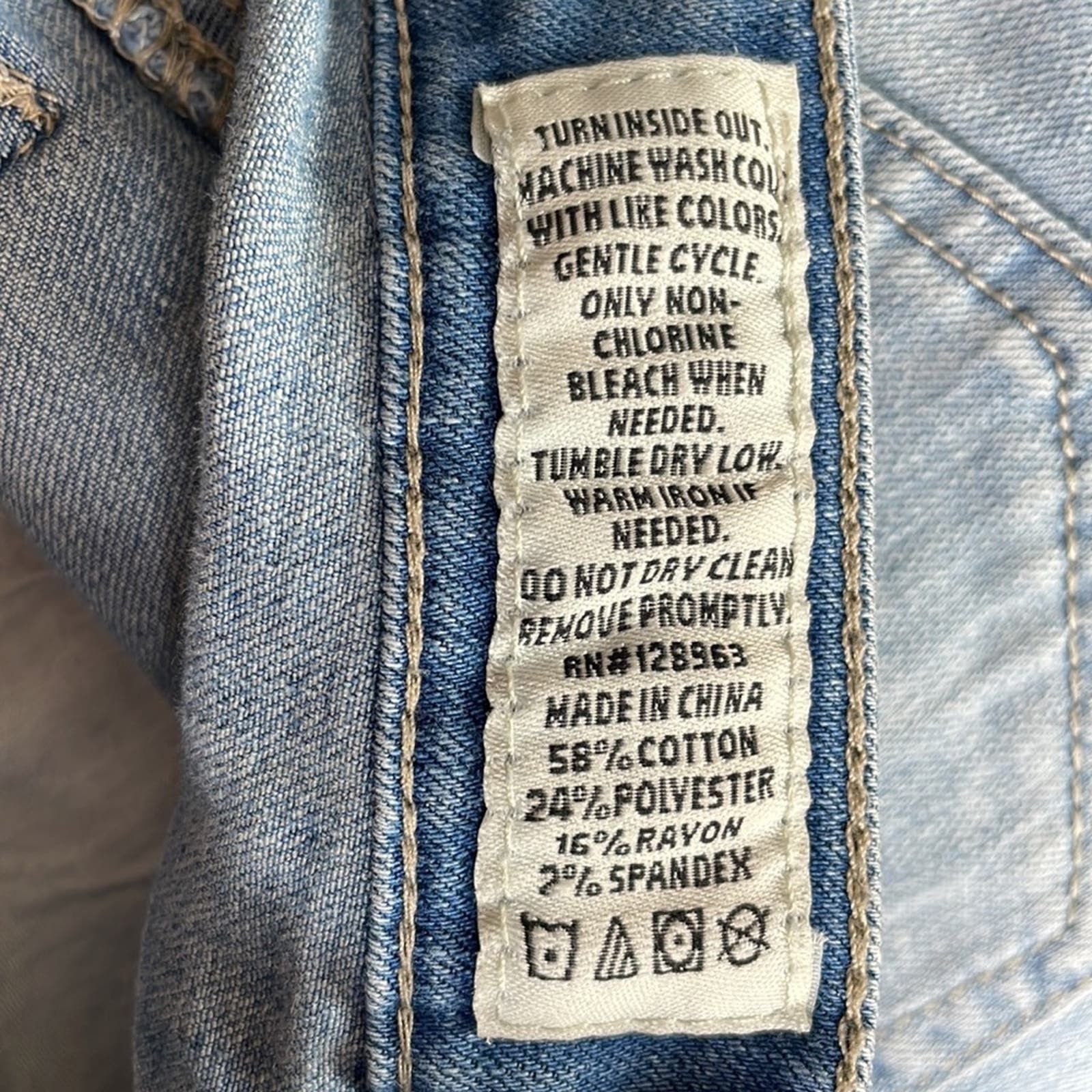 Other Denim Skirt Size 28" / US 6 / IT 42 - 4 Thumbnail