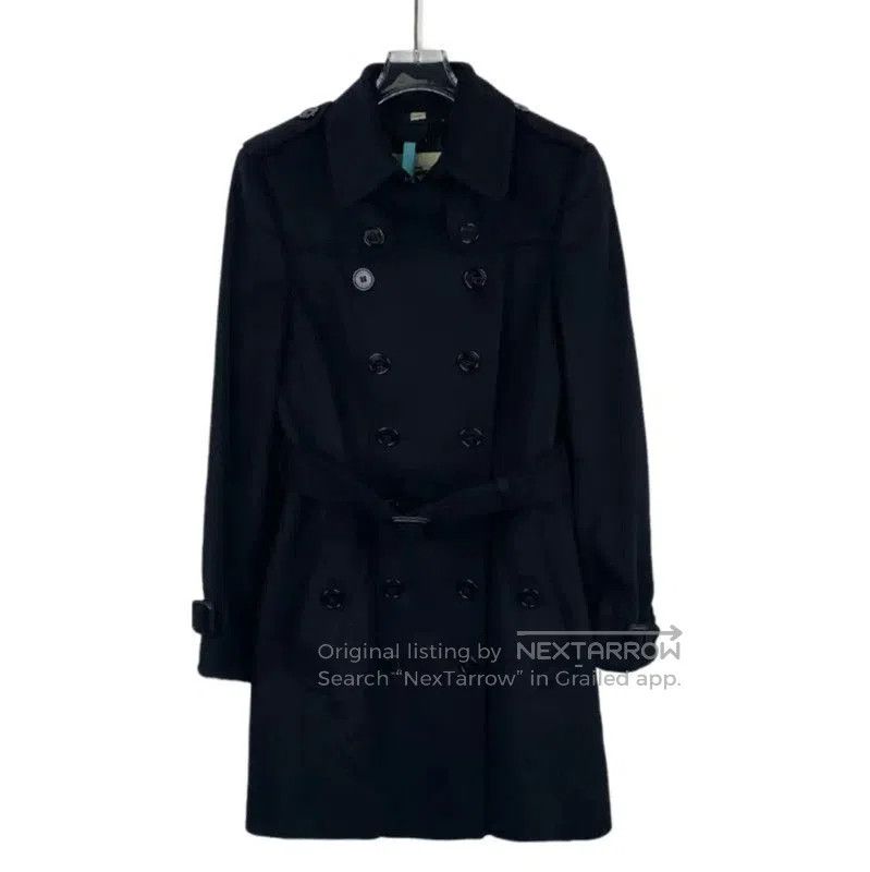 Burberry Burberry Women's Black Cotton Trench Coat. Size XS / US 0-2 / IT 36-38 - 1 Thumbnail