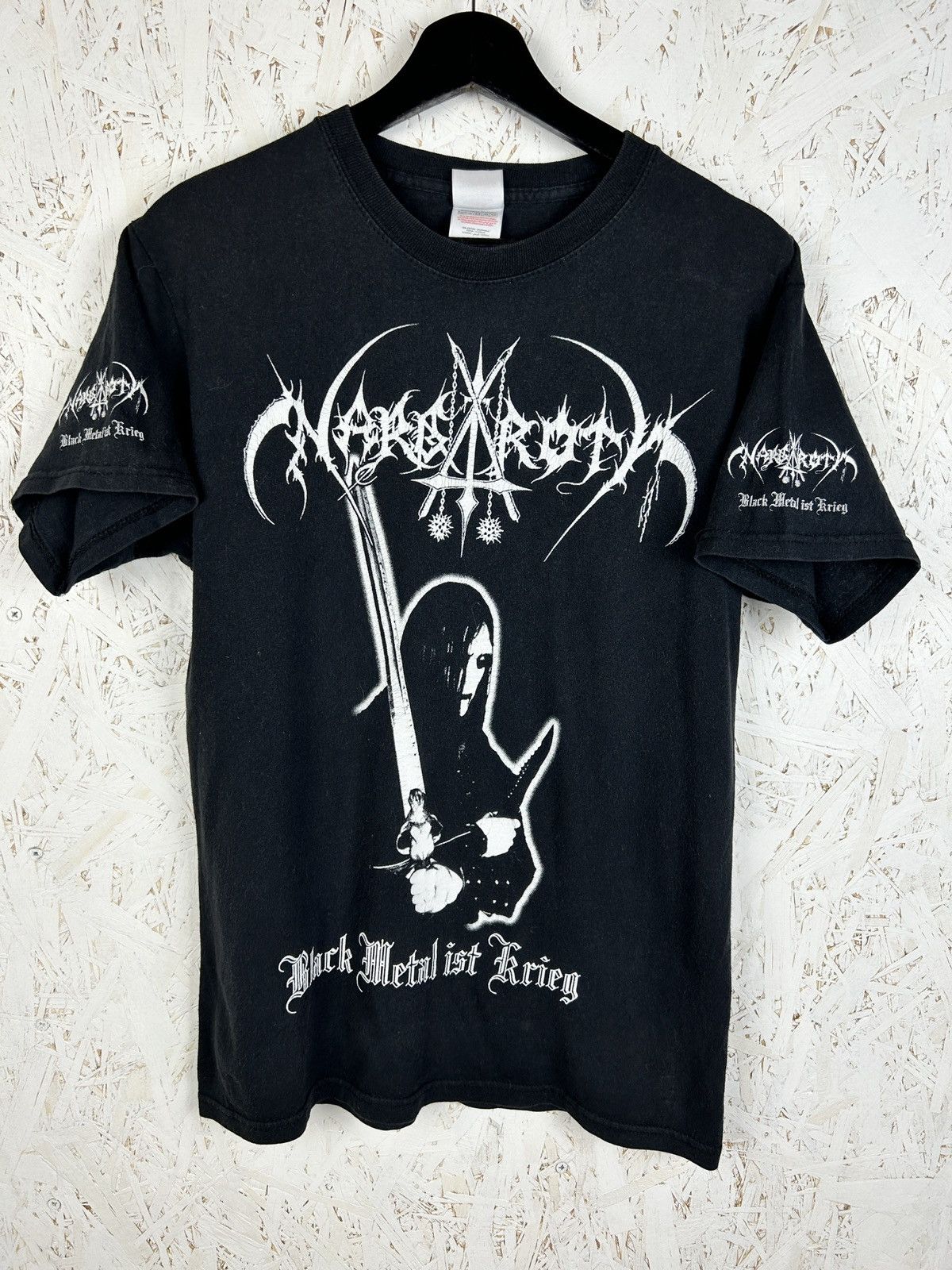 Band Tees Vintage Nargaroth Black Metal Ist Krieg Band T-Shirt Black M Size US M / EU 48-50 / 2 - 1 Thumbnail