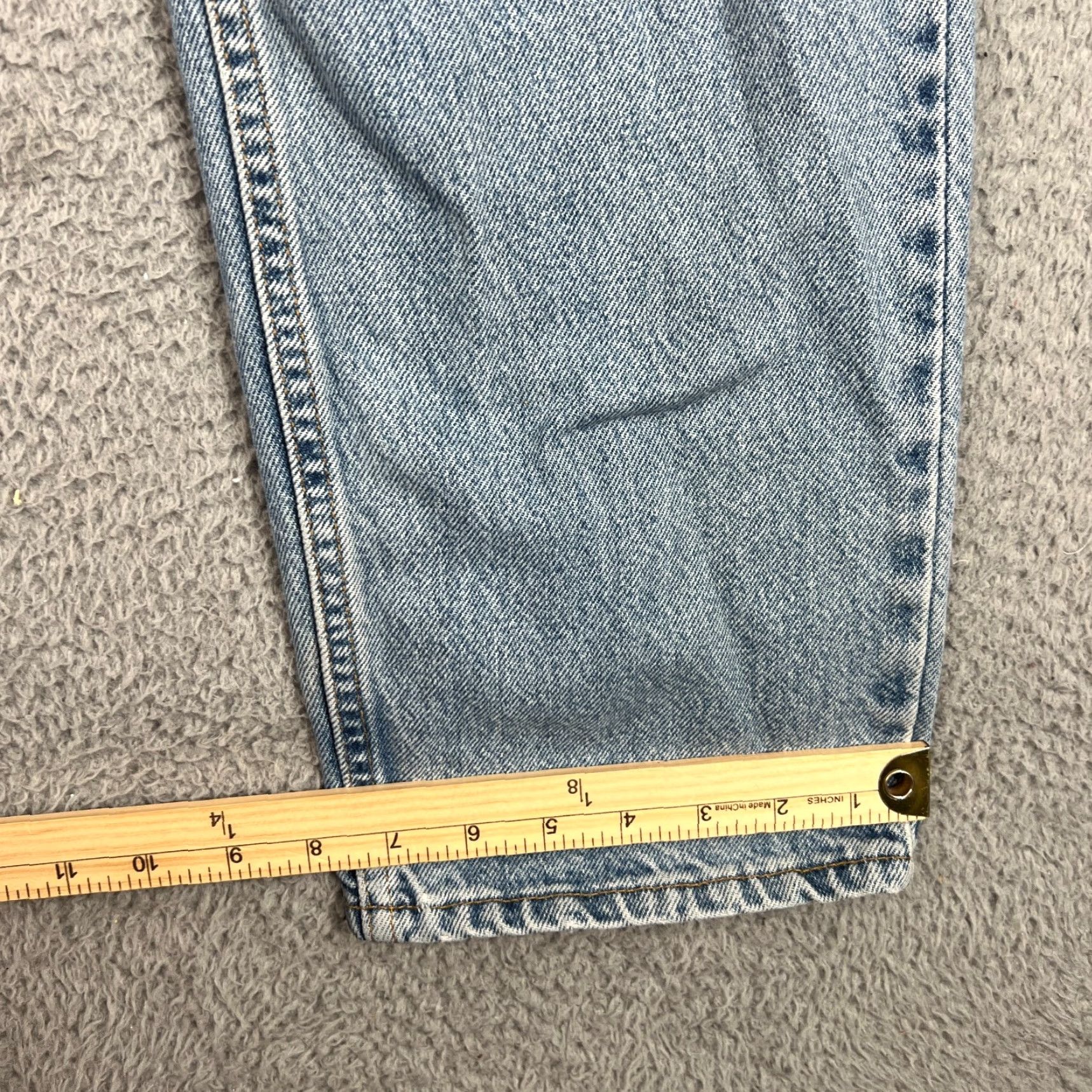 Levi's VINTAGE Levi's Denim Jeans 505 Mens 36x32 Made USA Relaxed Straight Blue 90s Orange Tab Mens Size US 36 / EU 52 - 6 Thumbnail