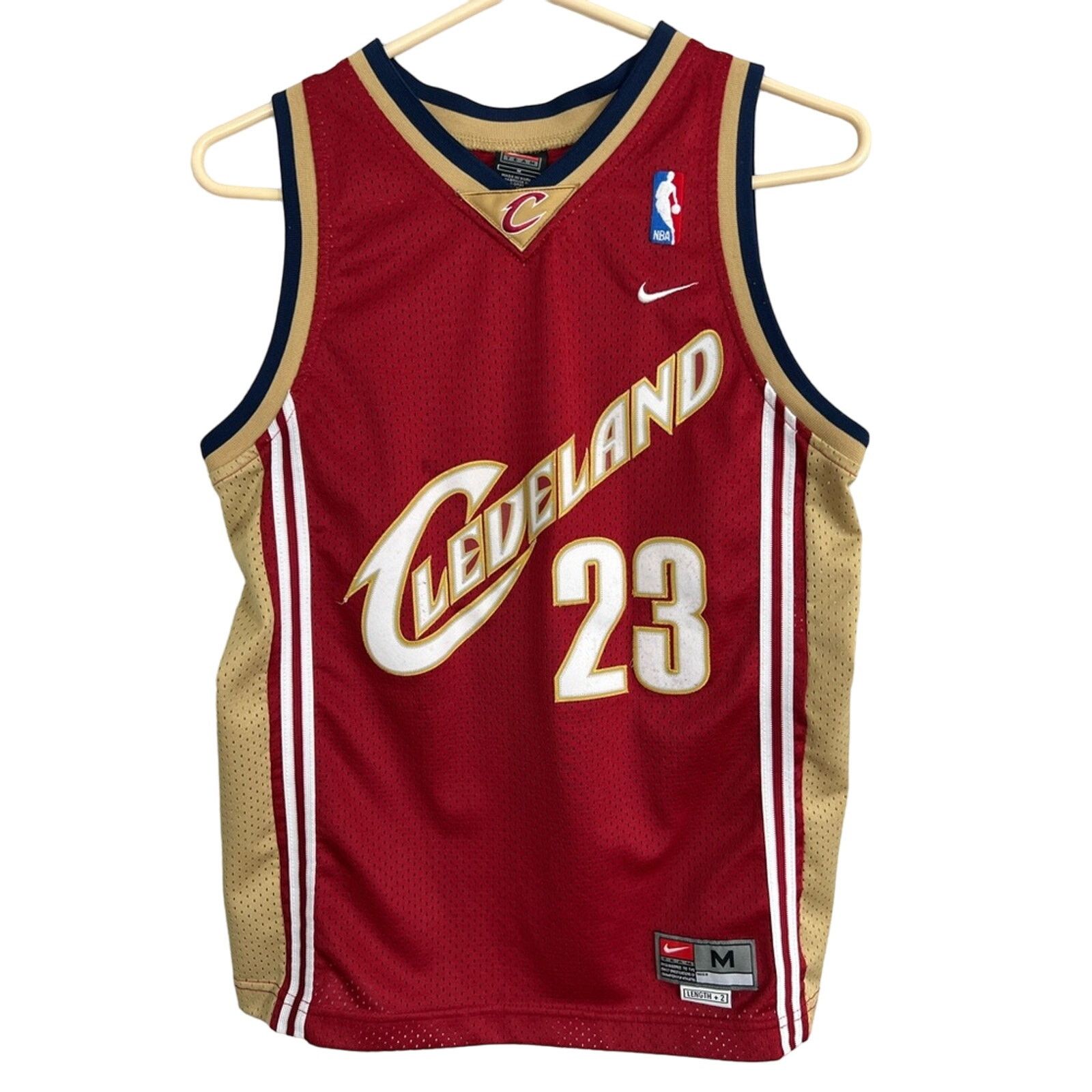 Nike Youth Nike Cavaliers Lebron James Sewn NIKE Jersey VINTAGE Size US M / EU 48-50 / 2 - 1 Thumbnail