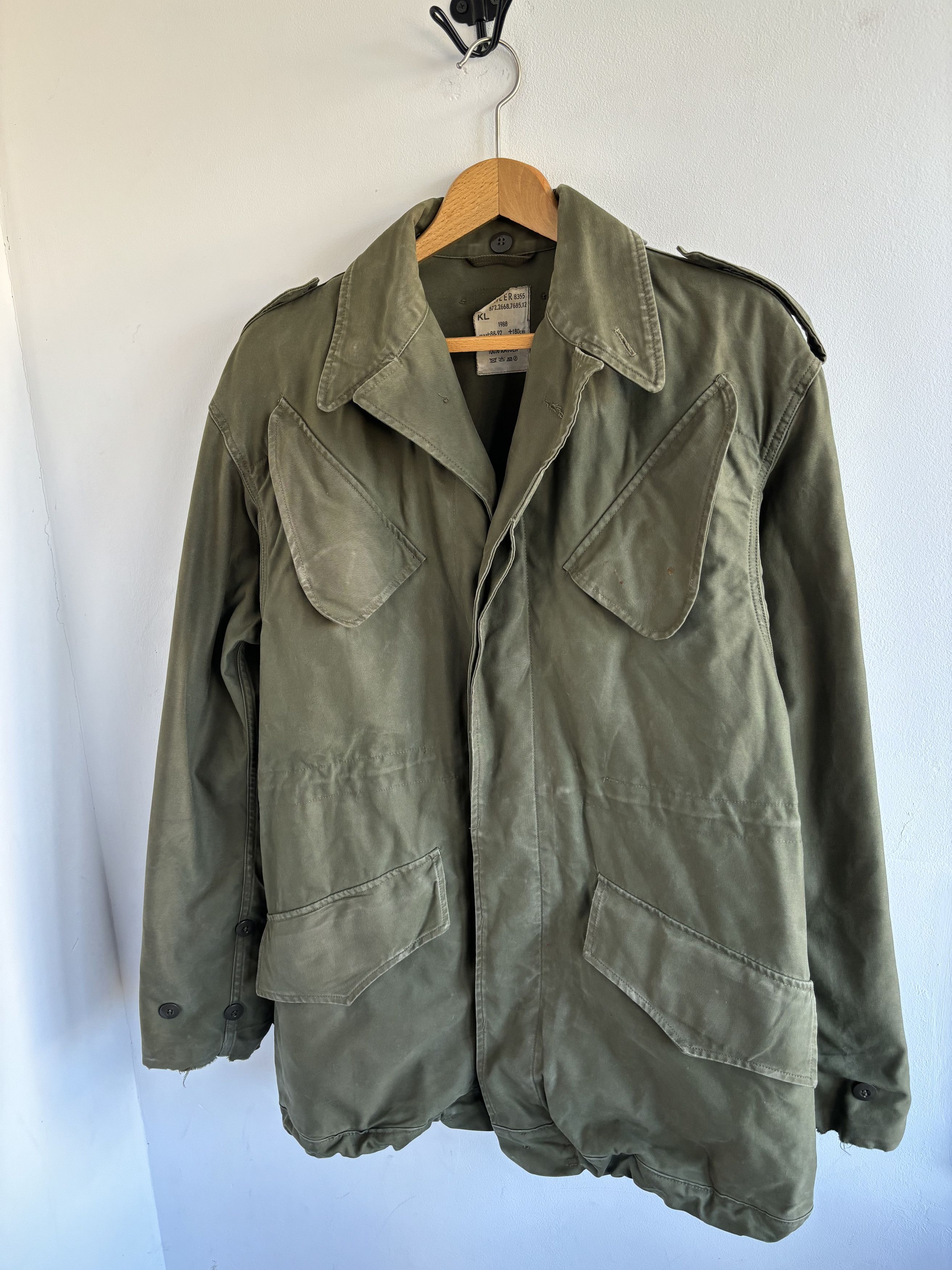 Japanese Brand Vintage 1988 Dutch M65 Field Combat Jacket Size US L / EU 52-54 / 3 - 1 Thumbnail