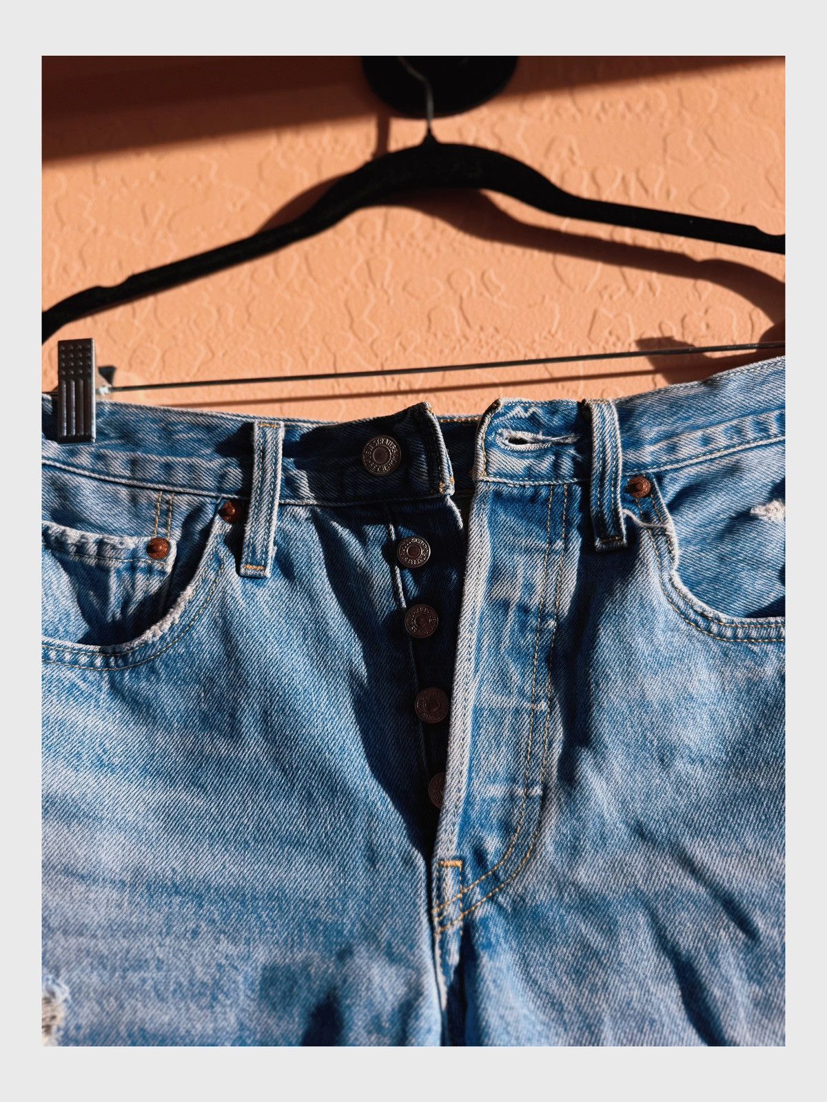Levi's Levi’s Premium 501 Cutoff Denim Short Size 27" / US 4 / IT 40 - 3 Thumbnail