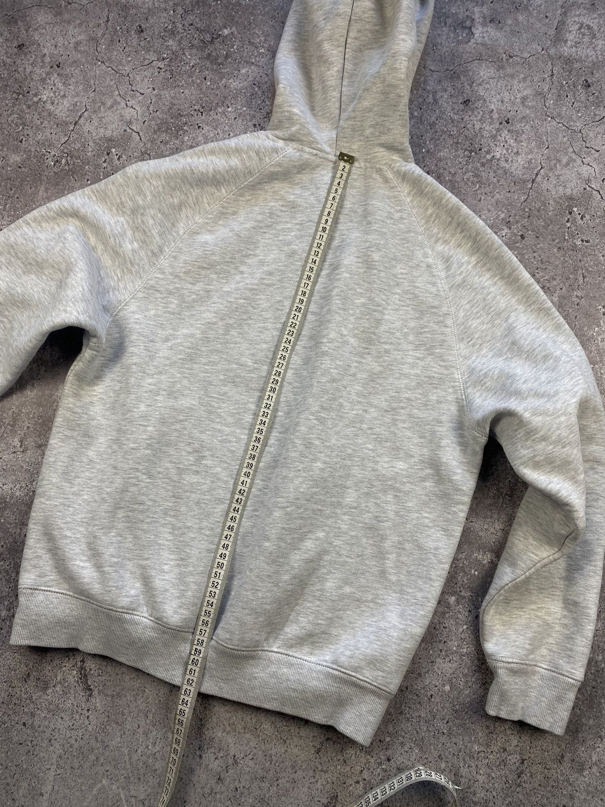 Carhartt × Vintage Vintage Carhartt Y2K light gray tight hoodie baggy Stretwear Size US S / EU 44-46 / 1 - 8 Thumbnail