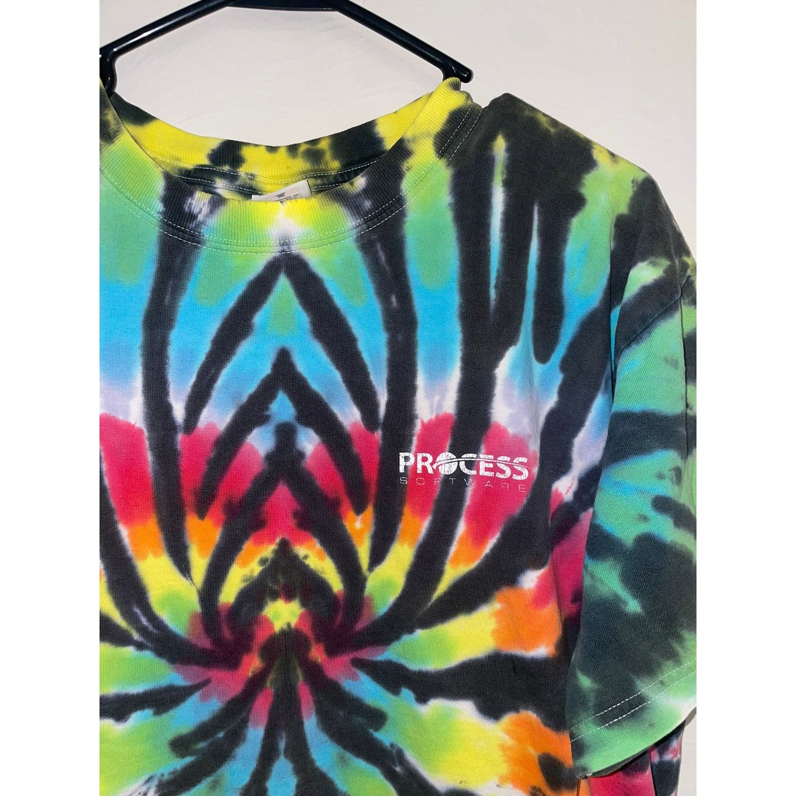 Anvil Vintage Process Software Shirt Tie Dye 90s Tee VTG Large L Size US L / EU 52-54 / 3 - 2 Thumbnail