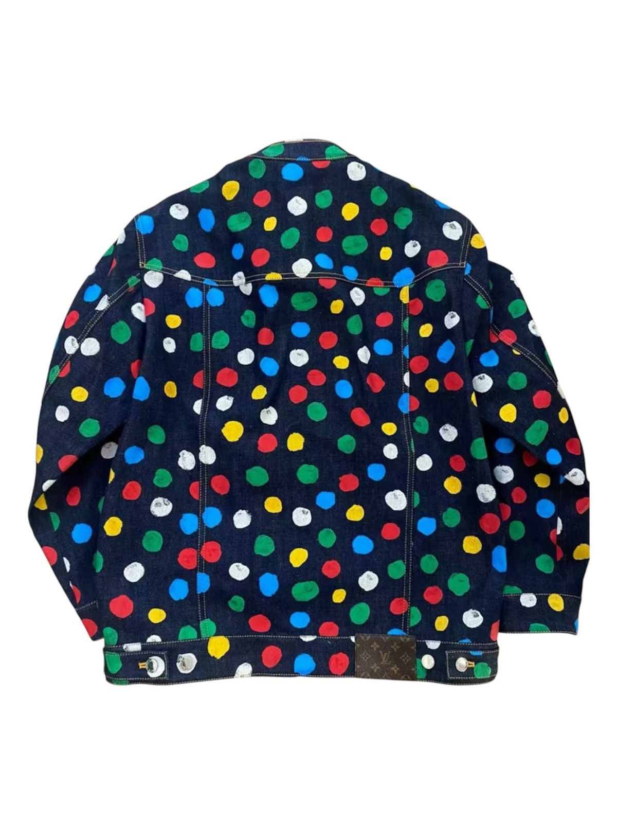 Louis Vuitton × Yayoi Kusama Louis Vuitton X Yayoi Kusama 36 Painted Dots Denim Jacket Size XS / US 0-2 / IT 36-38 - 2 Thumbnail