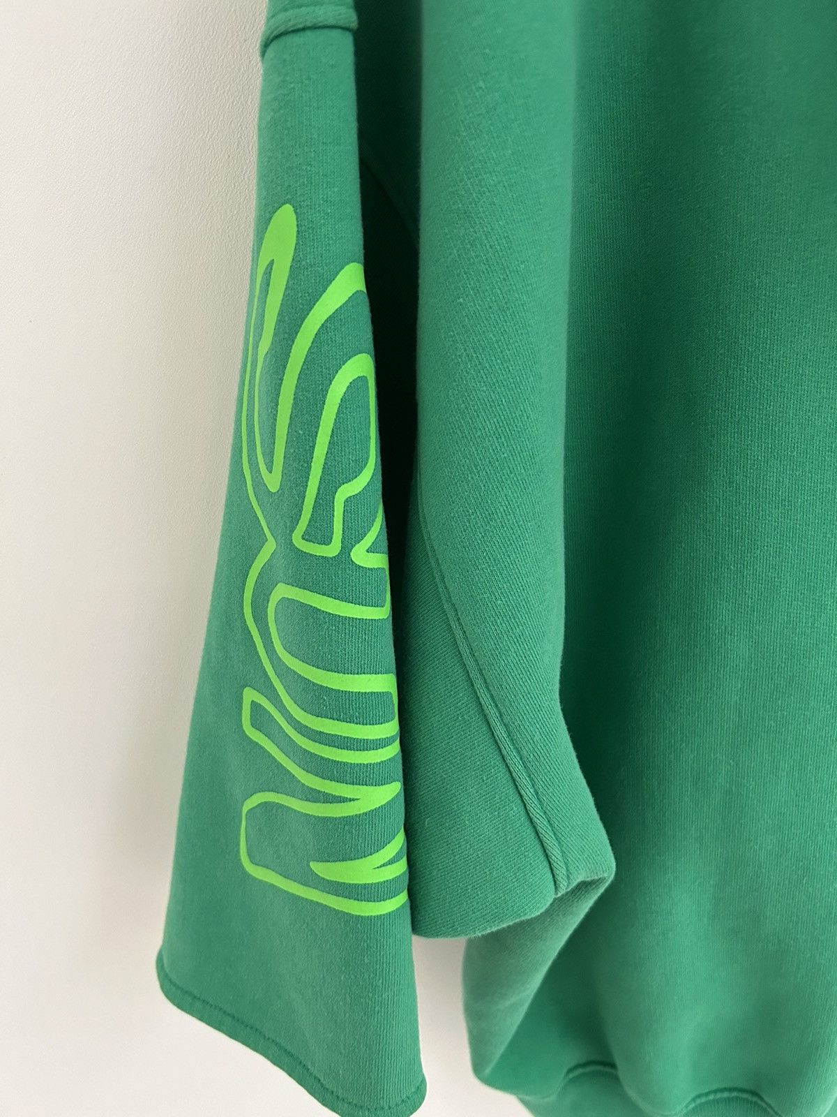 ERL ERL green short cut ‘wide cuff venice’ hoody Size US L / EU 52-54 / 3 - 5 Thumbnail