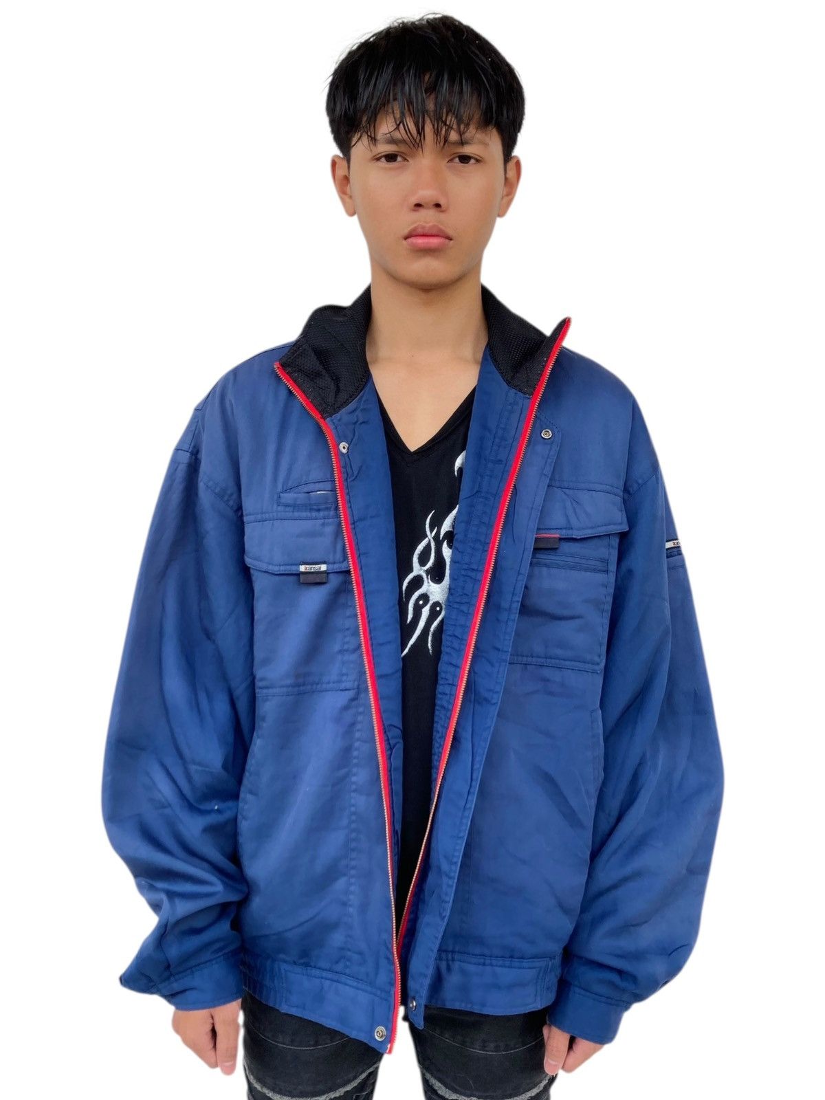 Kansai Yamamoto 1980s Kansai - Construction Worker Jacket Size US L / EU 52-54 / 3 - 3 Thumbnail