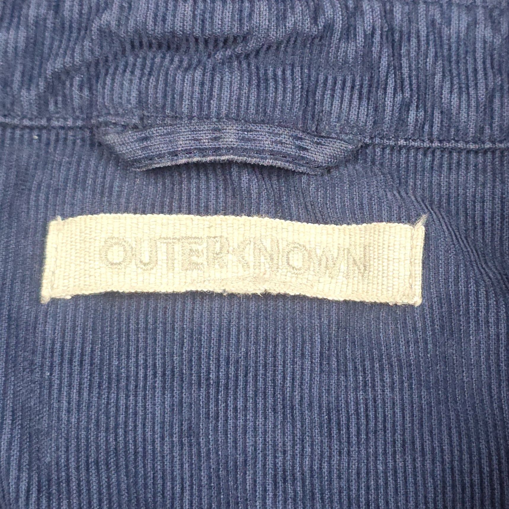 Outerknown Outerknown Shirt Mens Medium Blue Corduroy Button Up Organic Cotton Pockets Shirt Size US M / EU 48-50 / 2 - 4 Thumbnail