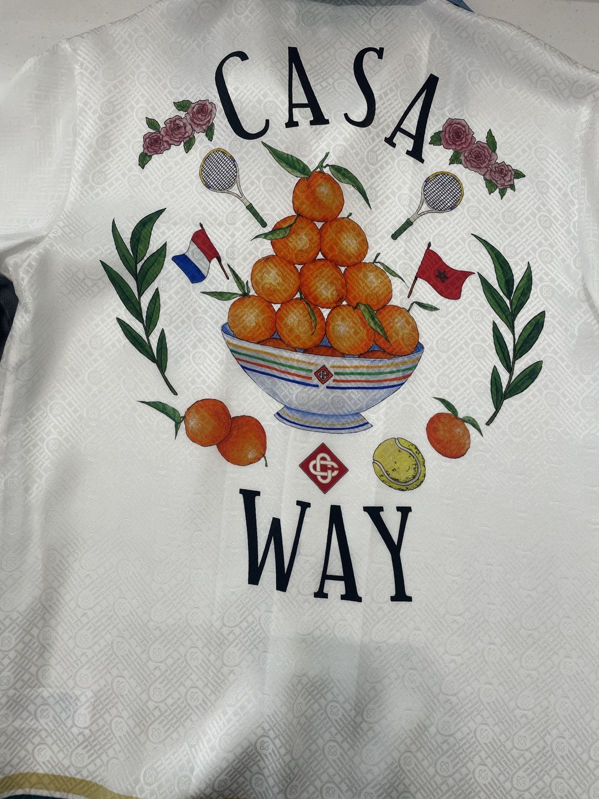 Casablanca Casablanca Casa Way Silk Collar Shirt Size S Size US S / EU 44-46 / 1 - 5 Thumbnail