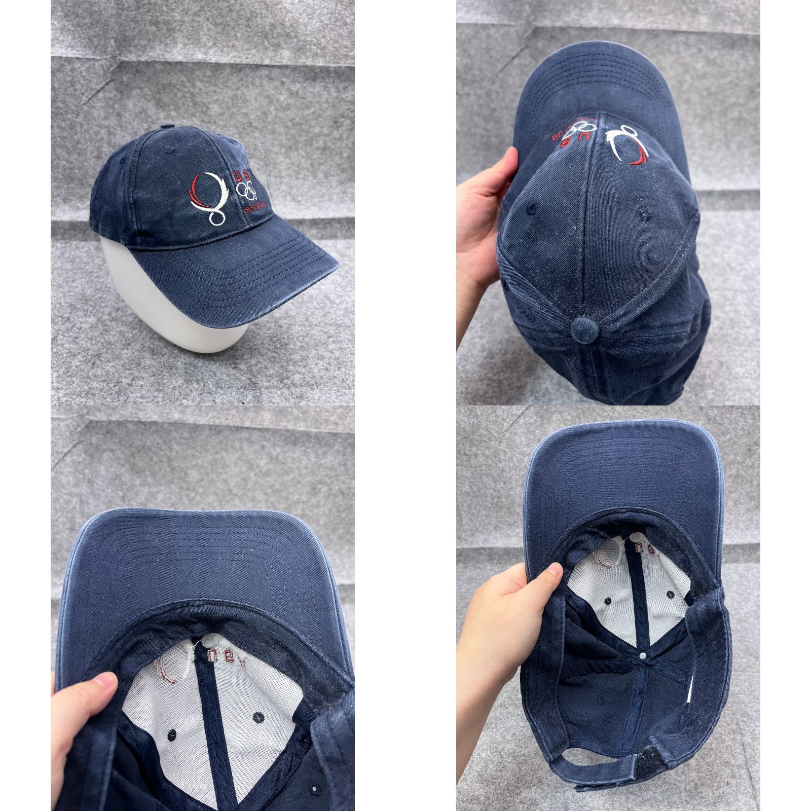 Vintage Beijing 2008 Summer Olympics Hat Cap Strap Back Adult Blue Cotton Embroidered Baseball Cap Unisex Adults Sports Olympics AdjustableTwill Shirt? Size ONE SIZE - 8 Thumbnail