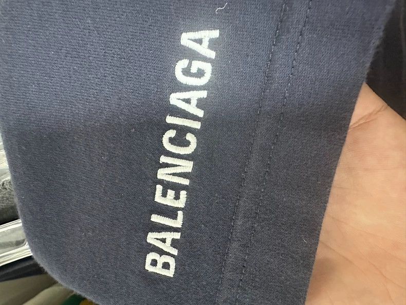 Balenciaga Balenciaga Fake Two-Piece Sweatshirt, Size S, Navy Blue Size US S / EU 44-46 / 1 - 3 Thumbnail