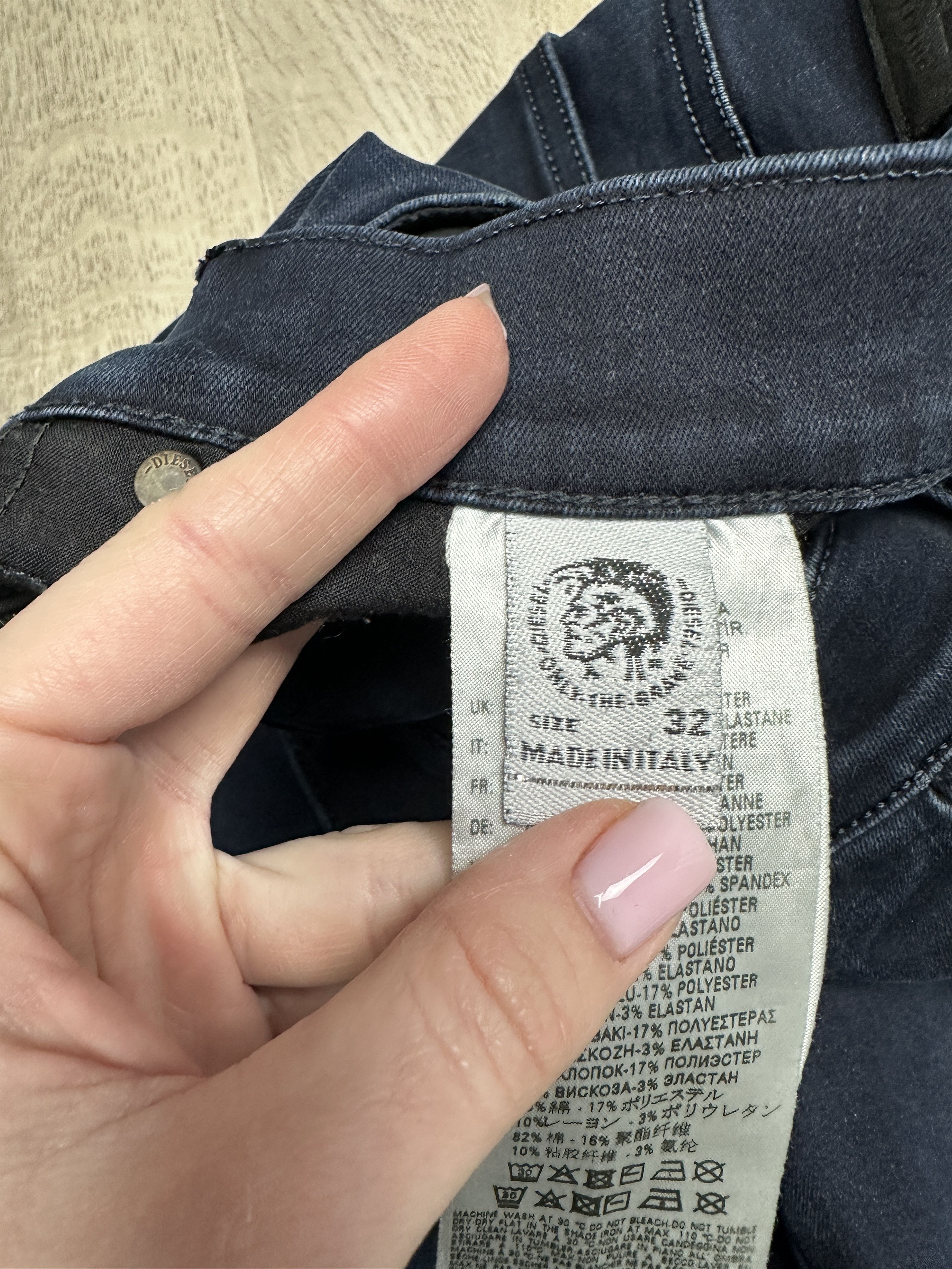 Diesel Diesel D-ISTORT Mens Denim Pants Jeans Size US 32 / EU 48 - 9 Thumbnail
