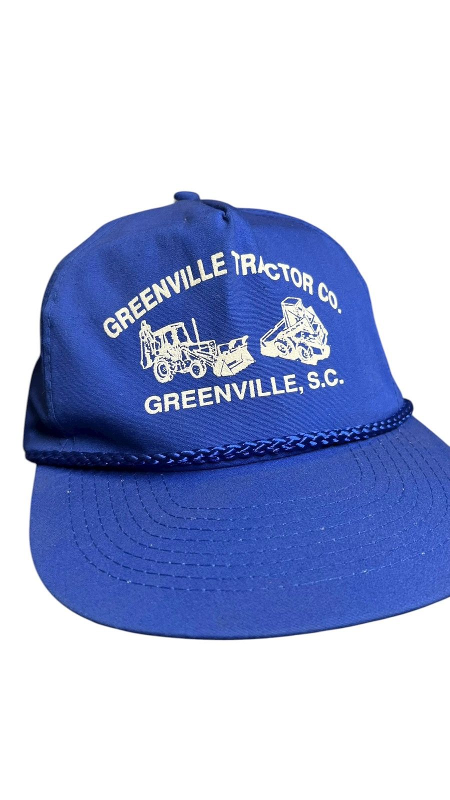 Other Vintage Greenville Tractor Co. Blue Snapback Hat Size ONE SIZE - 4 Thumbnail