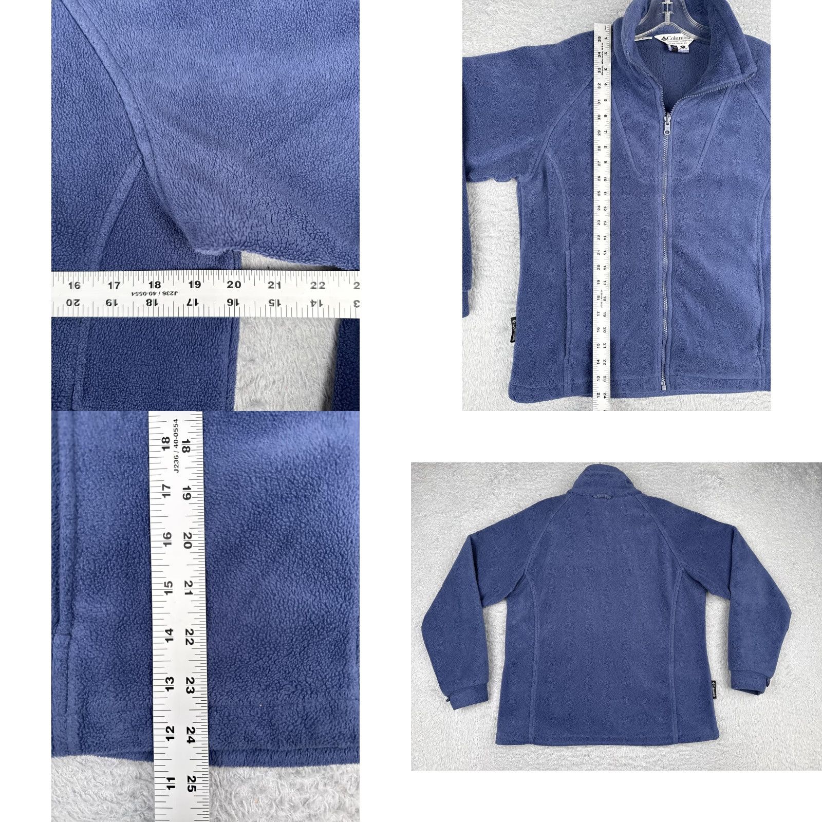 Vintage VINTAGE Columbia Jacket Womens Small Blue Interchange Full Zip Pockets Polyester Fleece Mid-Length Zip Size S / US 4 / IT 40 - 8 Thumbnail