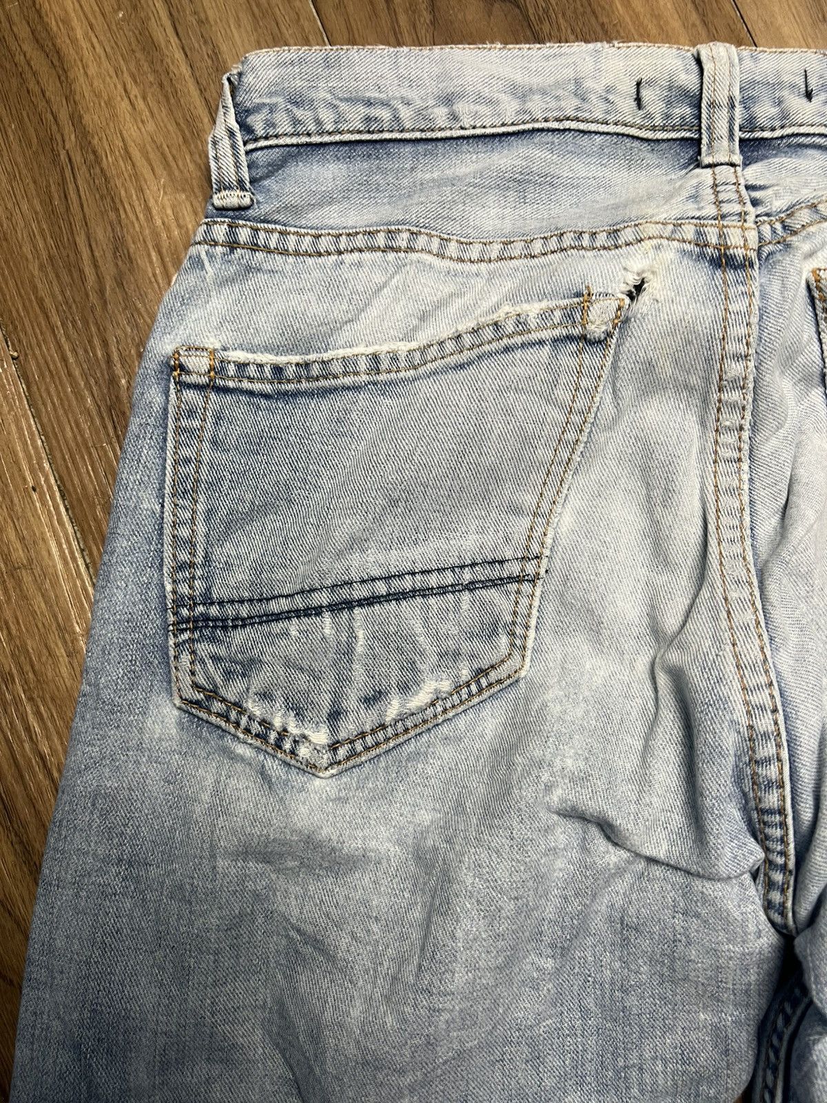 Johnbull Vtg Johnbull Japan Distressed Denim Jeans Paint Splatter(45) Size US 28 / EU 44 - 15 Thumbnail