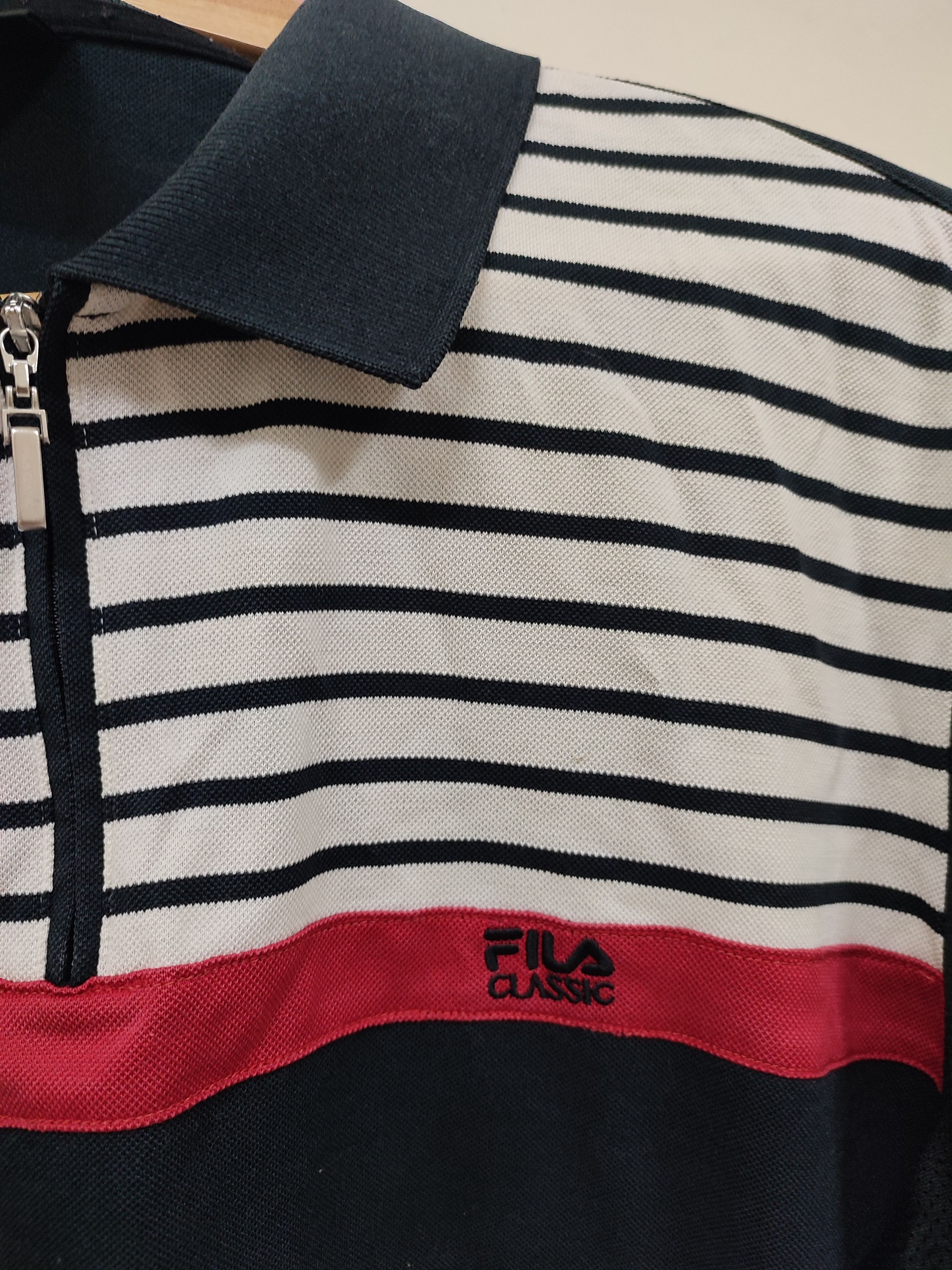 Fila Vintage Half Zipped Fila Classic Polo Tee Size US M / EU 48-50 / 2 - 10 Thumbnail