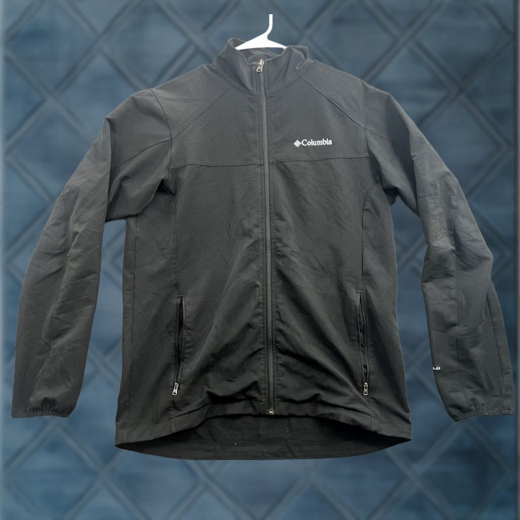 Vintage Columbia Men's Windbreaker Jacket Outdoor Black Small Regular Fit Lightweight Zip Synthetic Softshell Size US S / EU 44-46 / 1 - 1 Thumbnail
