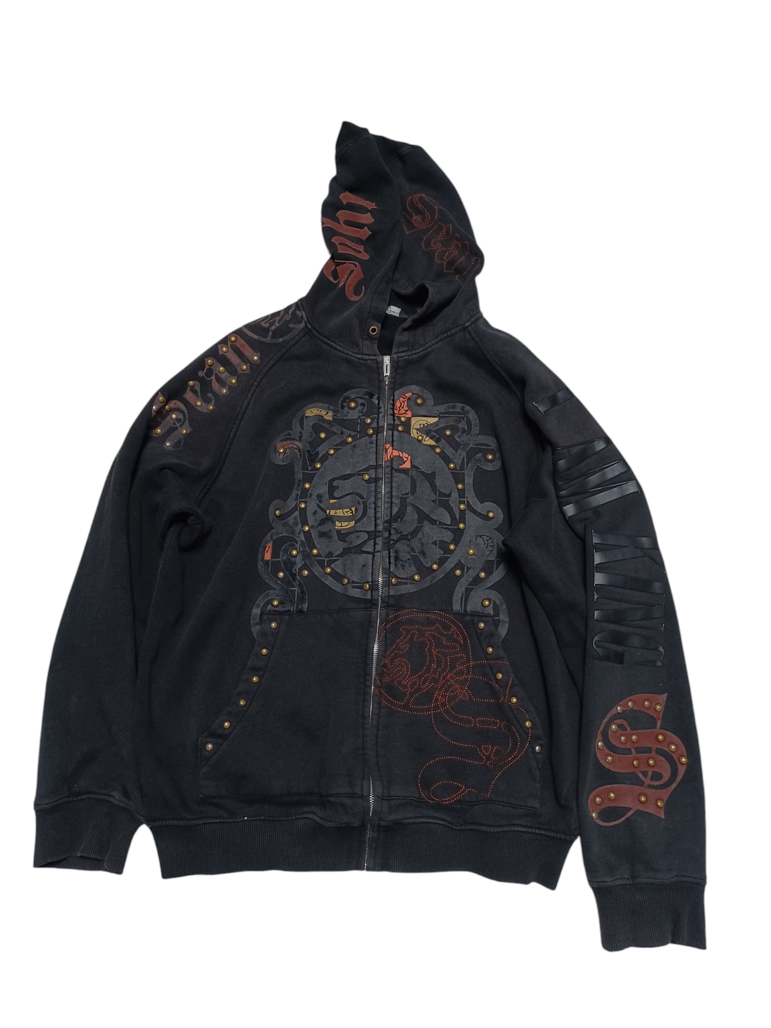 Sean John SEAN JOHN FIRE AVANT GARDE JAPANESE Y2K SK8 ZIP HOODIE Size US XL / EU 56 / 4 - 1 Thumbnail