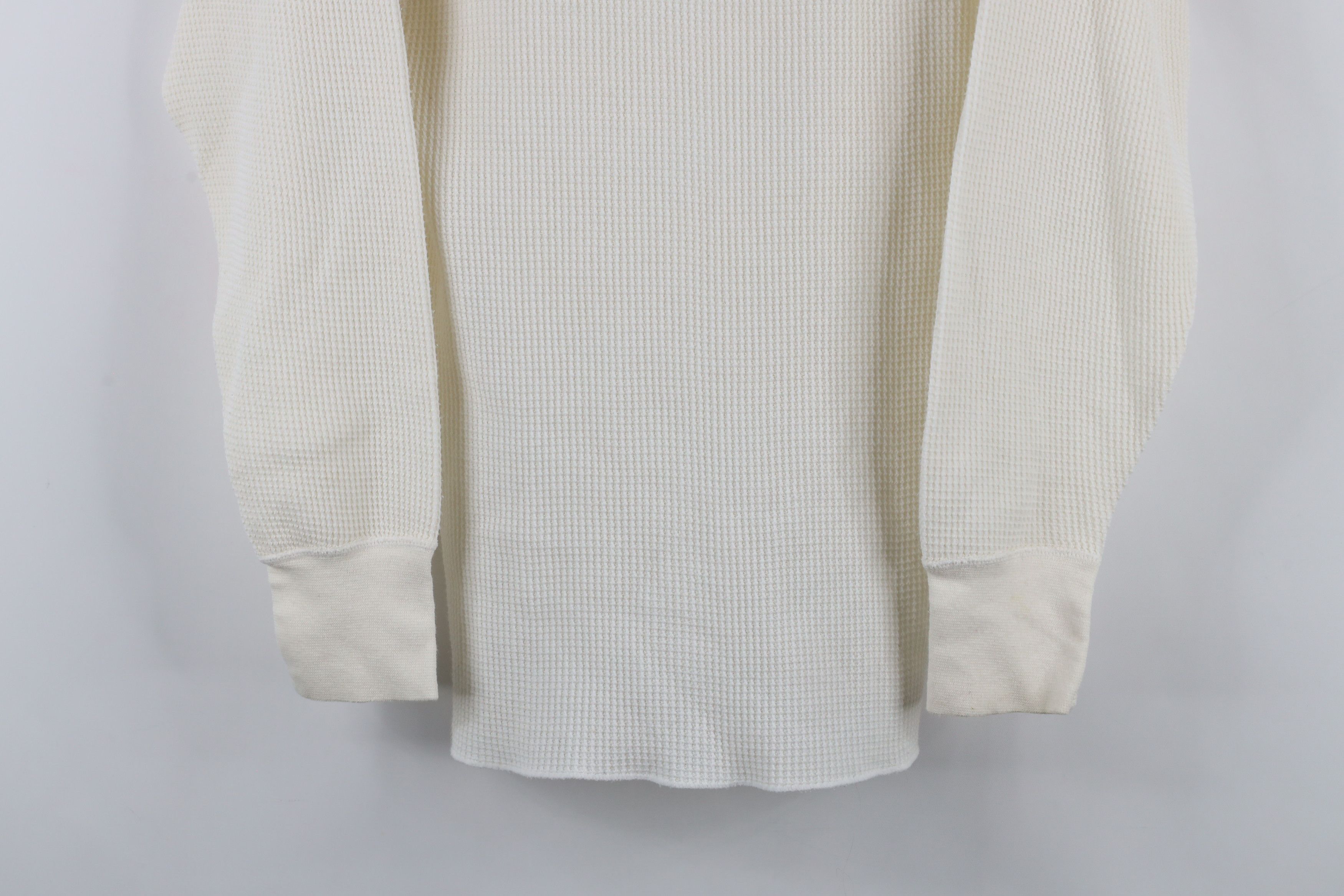 Vintage Vintage 70s Streetwear Waffle Knit Long Sleeve T-Shirt Size US XL / EU 56 / 4 - 3 Thumbnail