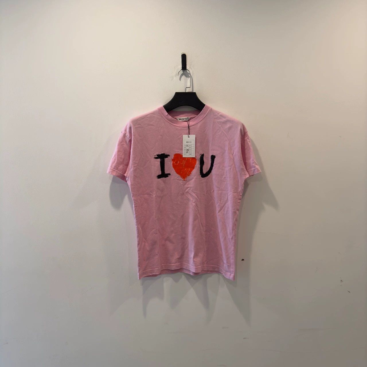 Balenciaga Balenciaga Pink Valentine's Day Limited Short Sleeves Size US XS / EU 42 / 0 - 1 Thumbnail