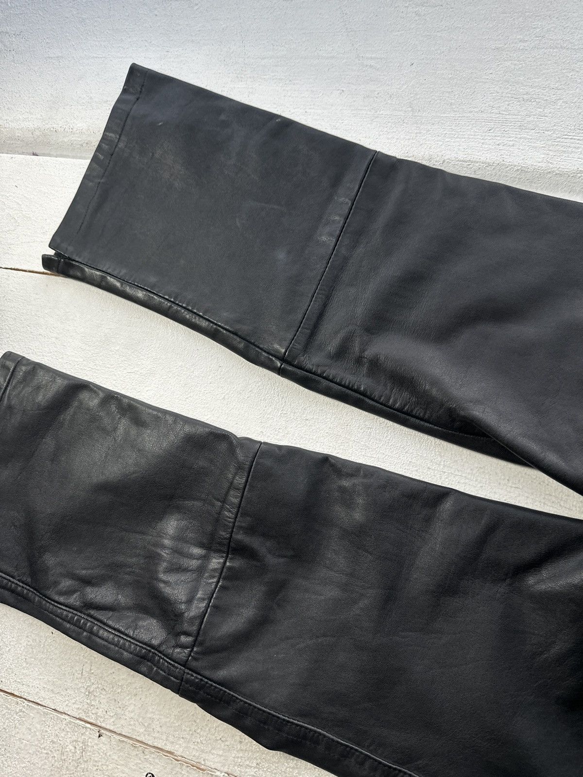 Other IXS 🚨GRAIL MEN LEATHER PANTS Y2K WESTERN MOTORCYCLE Size US 28 / EU 44 - 12 Thumbnail