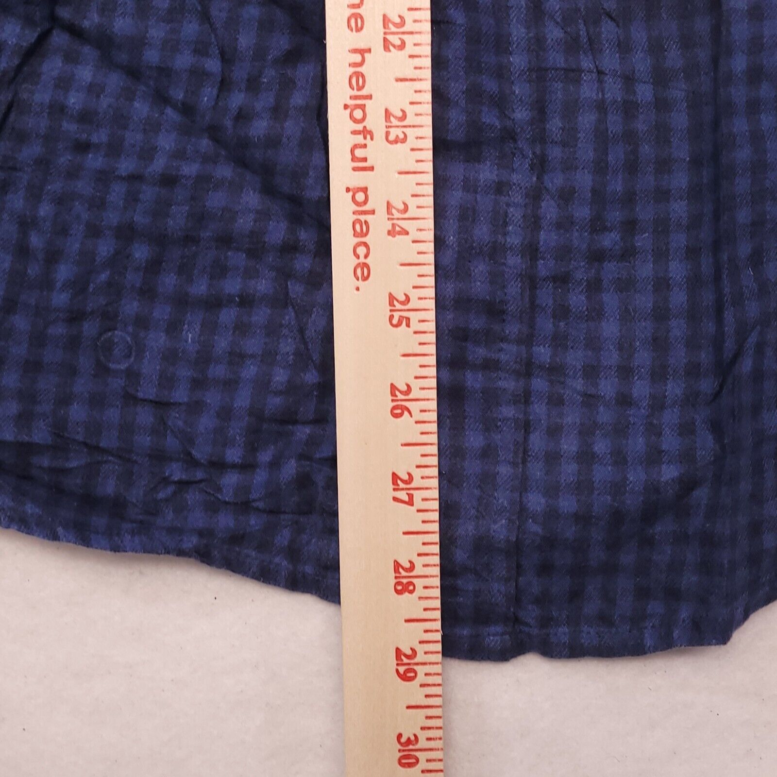 David Taylor David Taylor Gingham Flannel Button Up Shirt Men Size M Blue Size US M / EU 48-50 / 2 - 9 Thumbnail