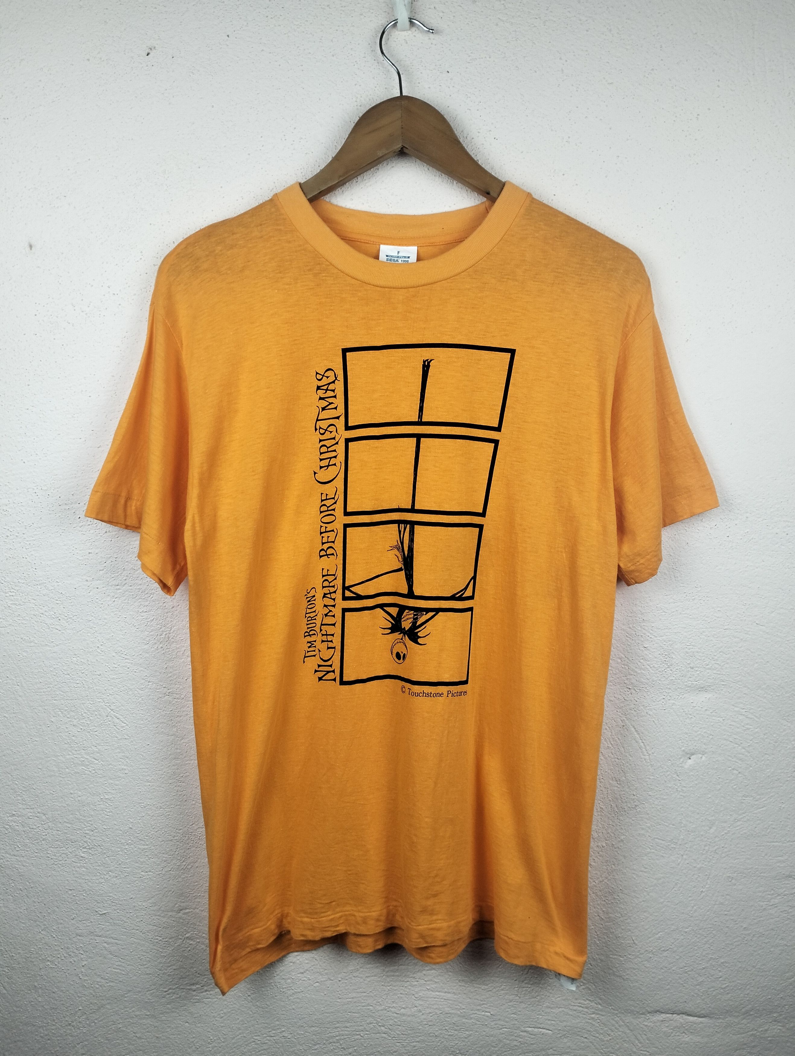 Cartoon Network × Disney × Vintage Vintage Tim Burton's Nightmare Before Christmas Tshirt 90's Size US M / EU 48-50 / 2 - 1 Thumbnail