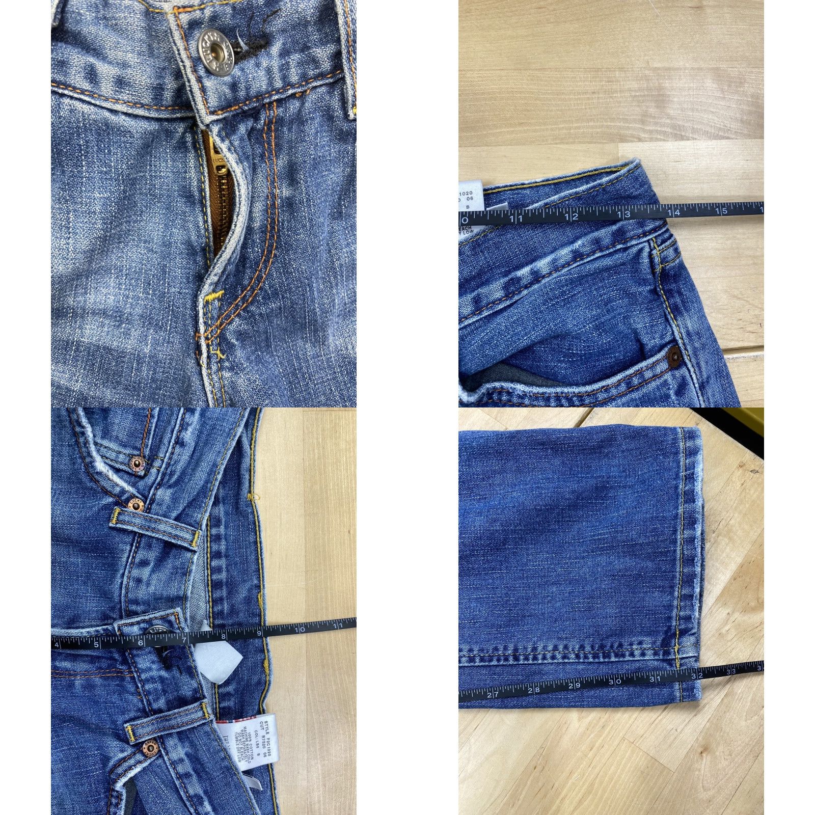 Lucky Brand Lucky Brand Socialite Jean Womens 0/25 Blue Medium Wash Casual Pockets #6760 Size 32" / US 10 / IT 46 - 8 Thumbnail