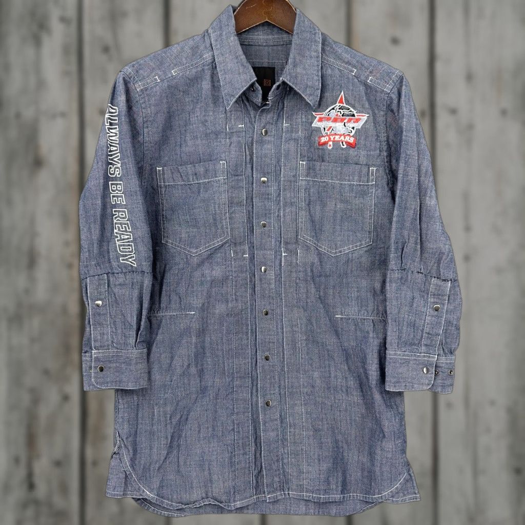 Vintage VTG 5.11 Professional Bull Riders Rodeo Shirt Men Small Button Up Western Cowboy Shirt Size US S / EU 44-46 / 1 - 1 Thumbnail