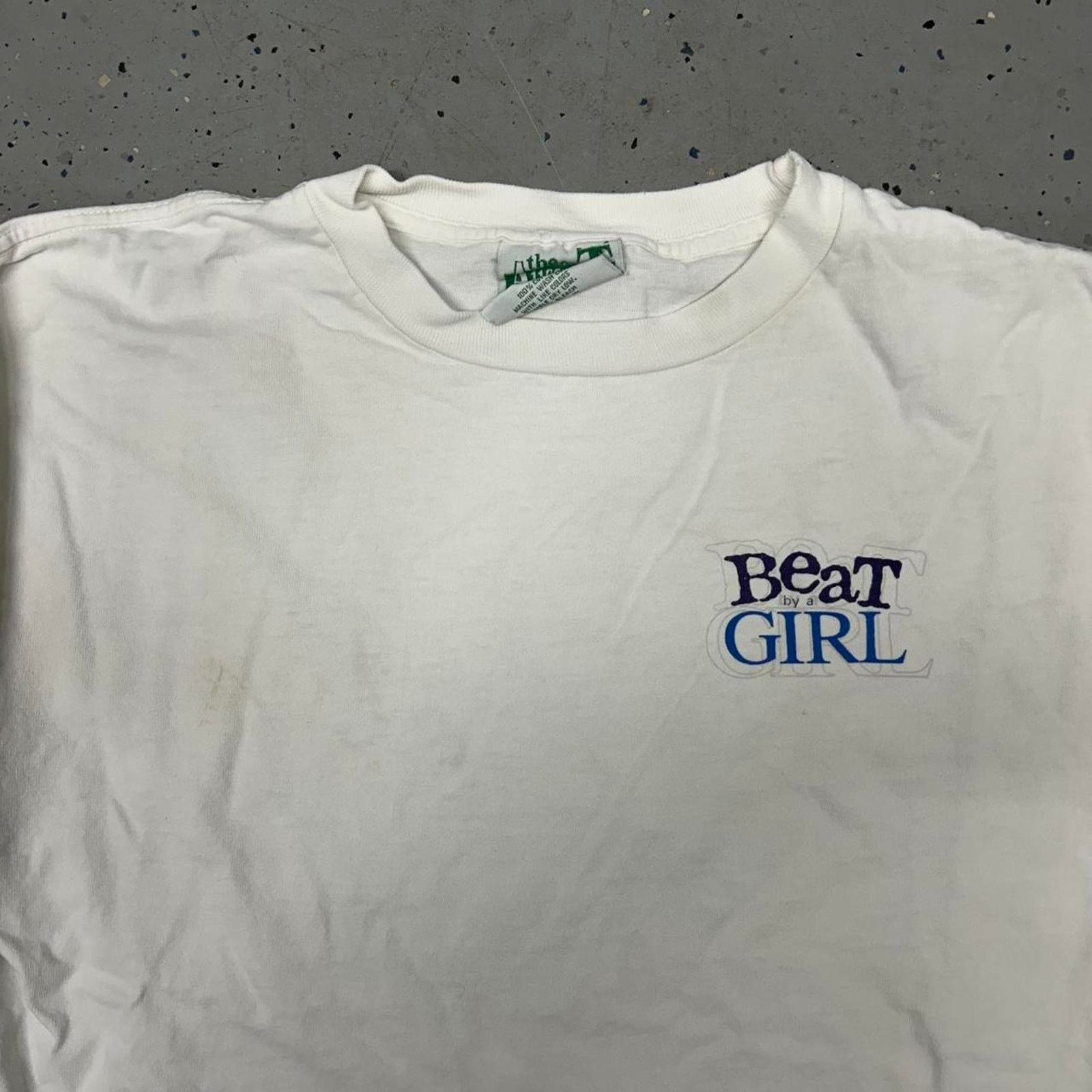 Other VTG 90s White "Losing Beat Girl" long sleeve shirt Size M / US 6-8 / IT 42-44 - 3 Thumbnail
