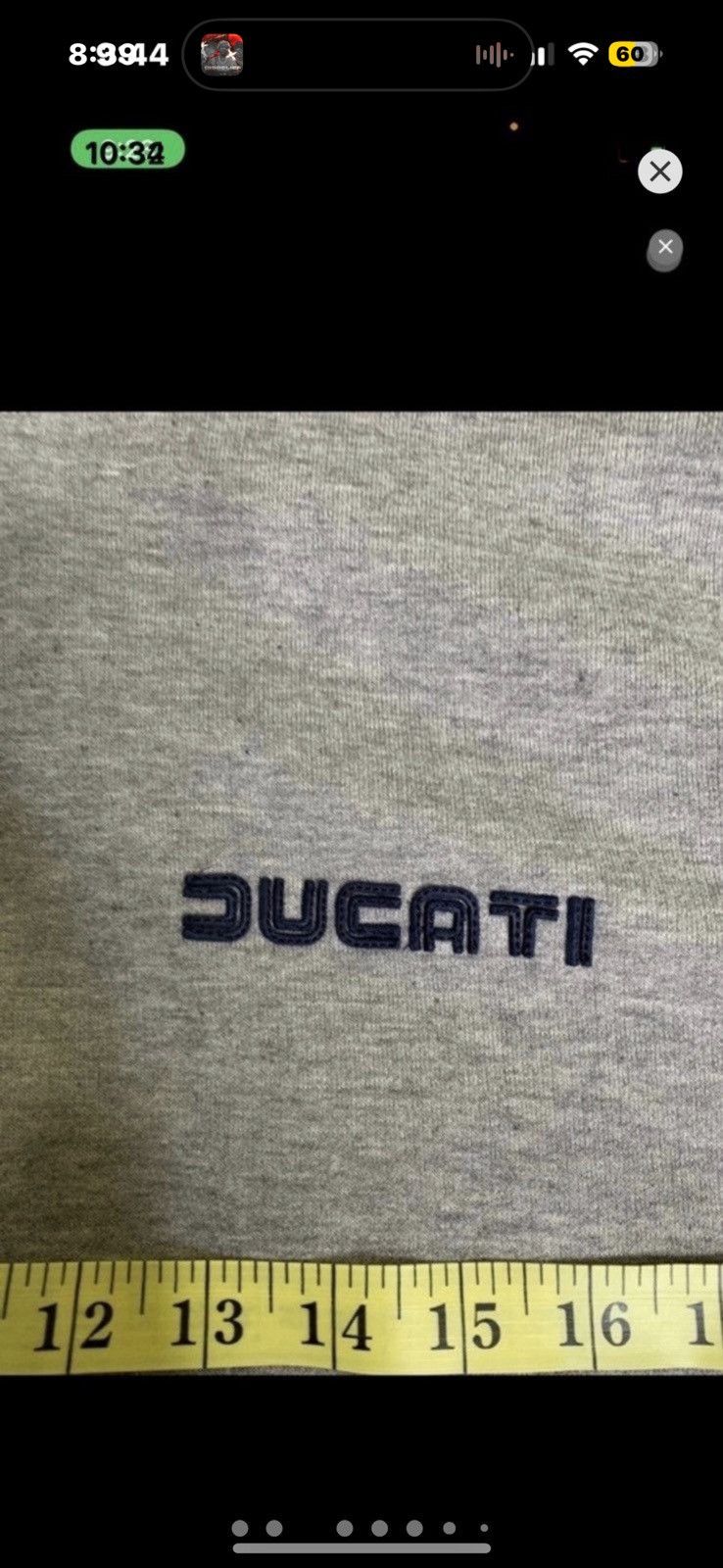 Ducati ***FINAL DROP***RARE DUCATI ITALY 1/4 ZIP SWEATER M Size US M / EU 48-50 / 2 - 3 Thumbnail