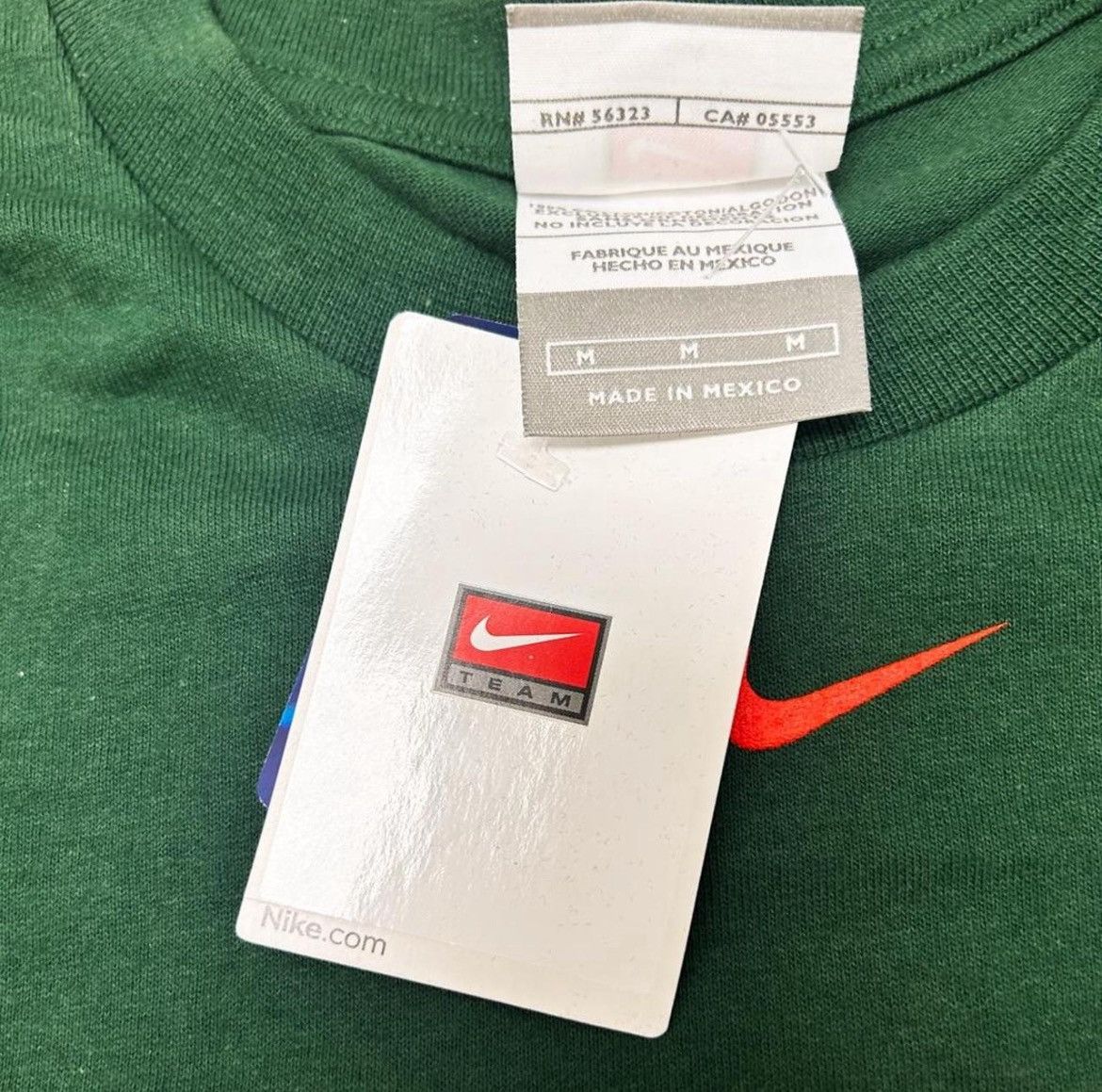 Nike TAGGED! 2007 NCAA Miami Hurricanes Football Baggy Green Tee Size US M / EU 48-50 / 2 - 3 Thumbnail