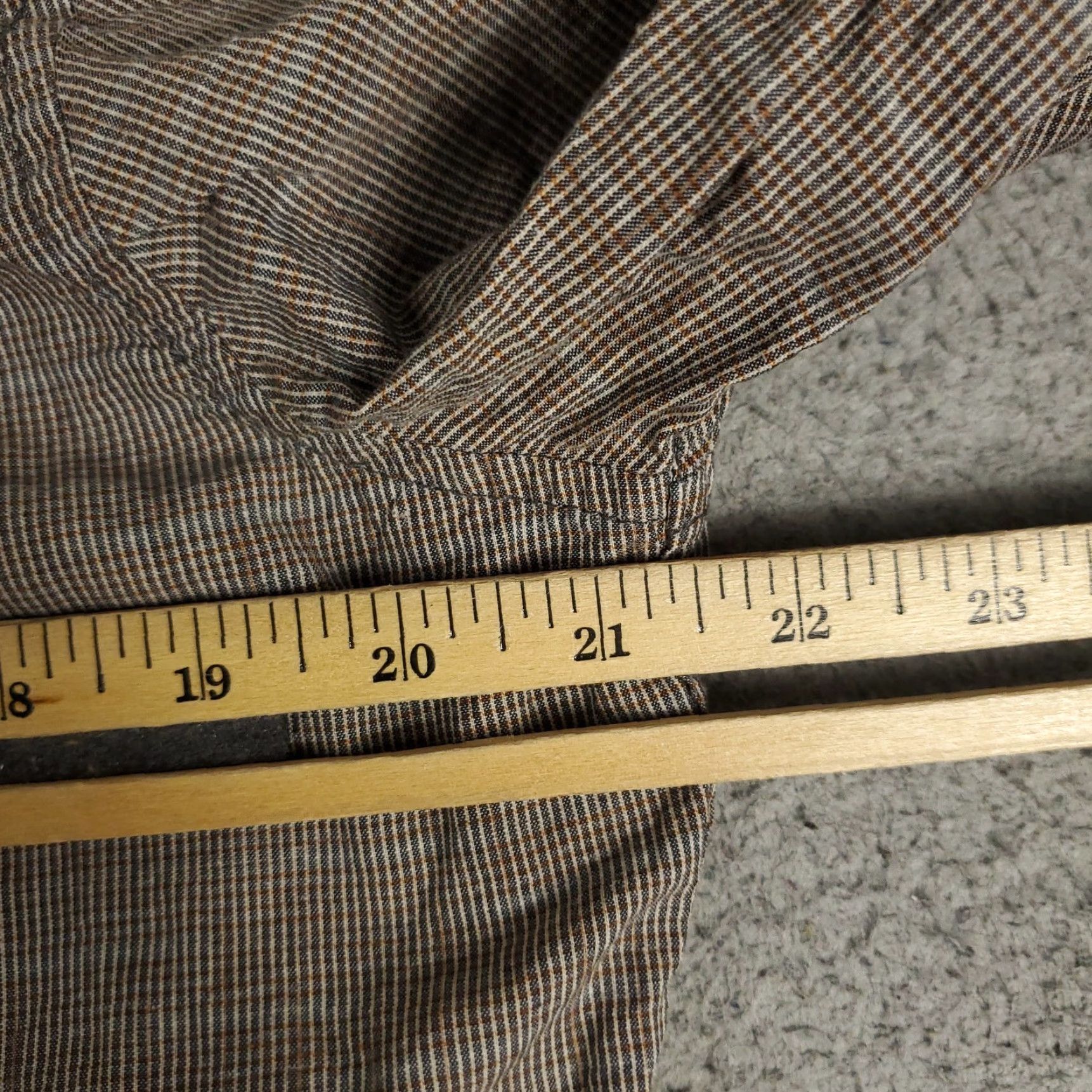 Prana prAna Shirt Mens Medium Brown Plaid Button-Up Long Sleeve Size US M / EU 48-50 / 2 - 5 Thumbnail