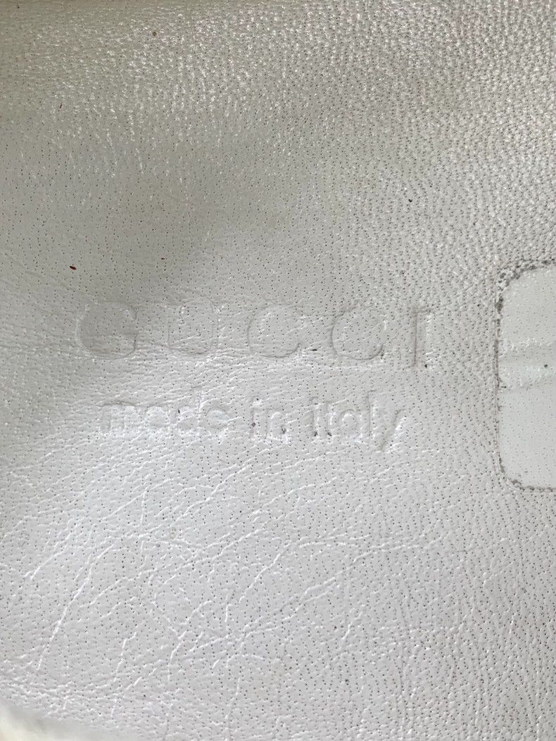 Gucci Gucci Size 36 Ebony leather GG enamel printed lace-up casua Size US 5 / EU 37 - 7 Thumbnail