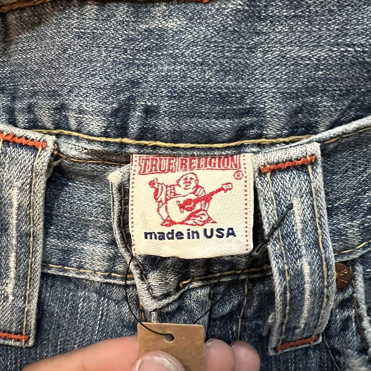 Evisu × Hysteric Glamour × True Religion Vintage Y2K 00’s True Religion Bootcut Jeans booty pant Size 32" / US 10 / IT 46 - 7 Thumbnail