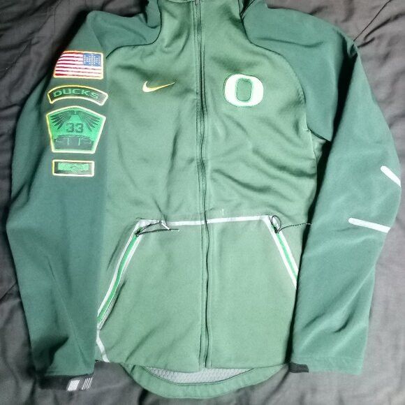 Nike Nike Oregon Ducks Salute To Service Zipper Hoodie Sweatshirt Size US S / EU 44-46 / 1 - 3 Thumbnail