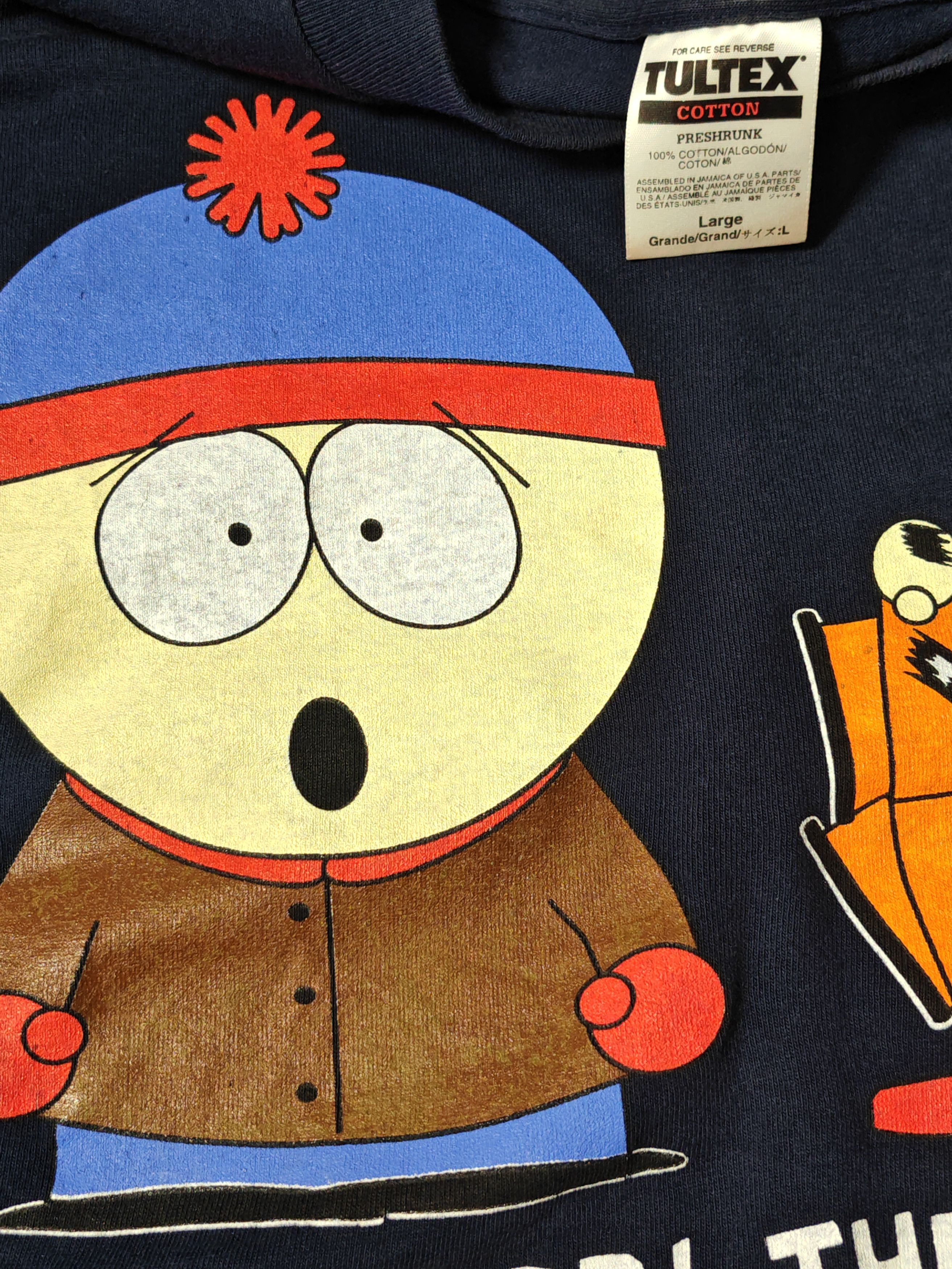 Vintage Vintage South Park 1997 OMG They Killed Kenny Tshirt Tultex Size US L / EU 52-54 / 3 - 3 Thumbnail