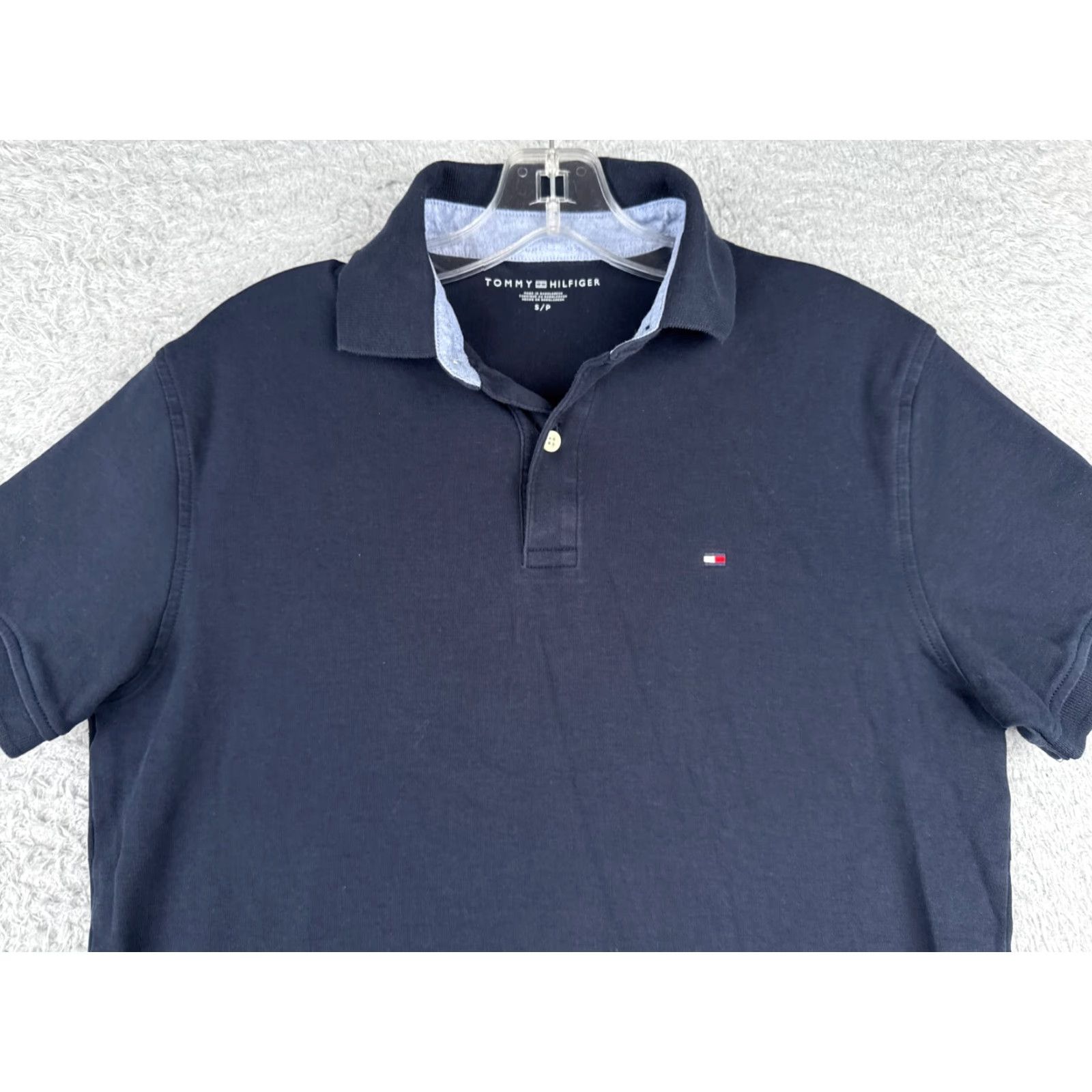 Tommy Hilfiger Tommy Hilfiger Polo Shirt Men Small Blue Slim Fit Casual 90s Size US S / EU 44-46 / 1 - 4 Thumbnail