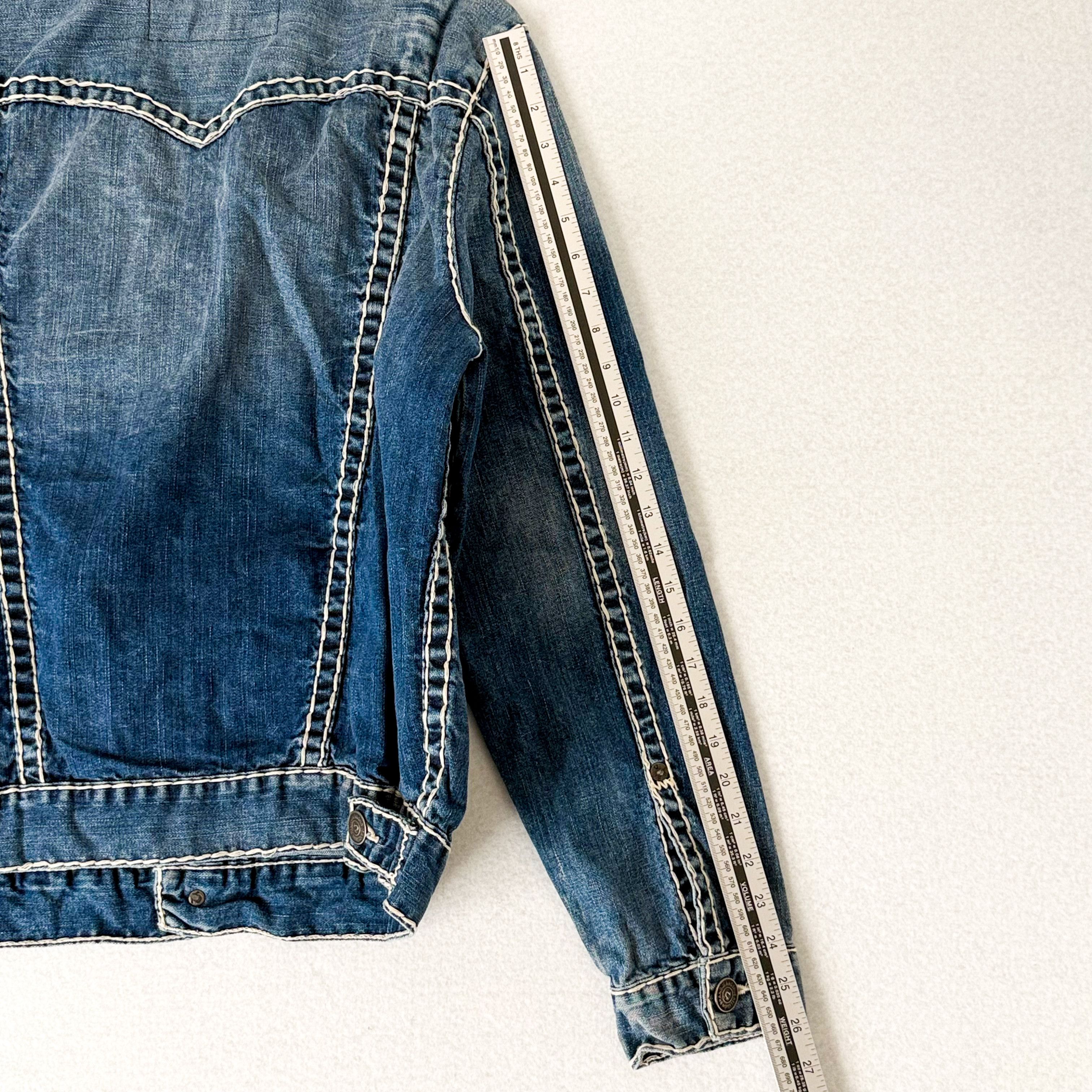 True Religion True Religion Jimmy Super T Denim Jacket Vintage Y2K Mens L Size US L / EU 52-54 / 3 - 12 Thumbnail