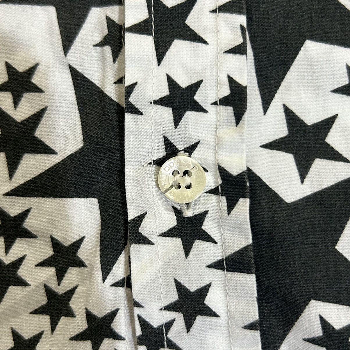 Bape Star Pattern BD S/S Shirt Size US XL / EU 56 / 4 - 7 Thumbnail