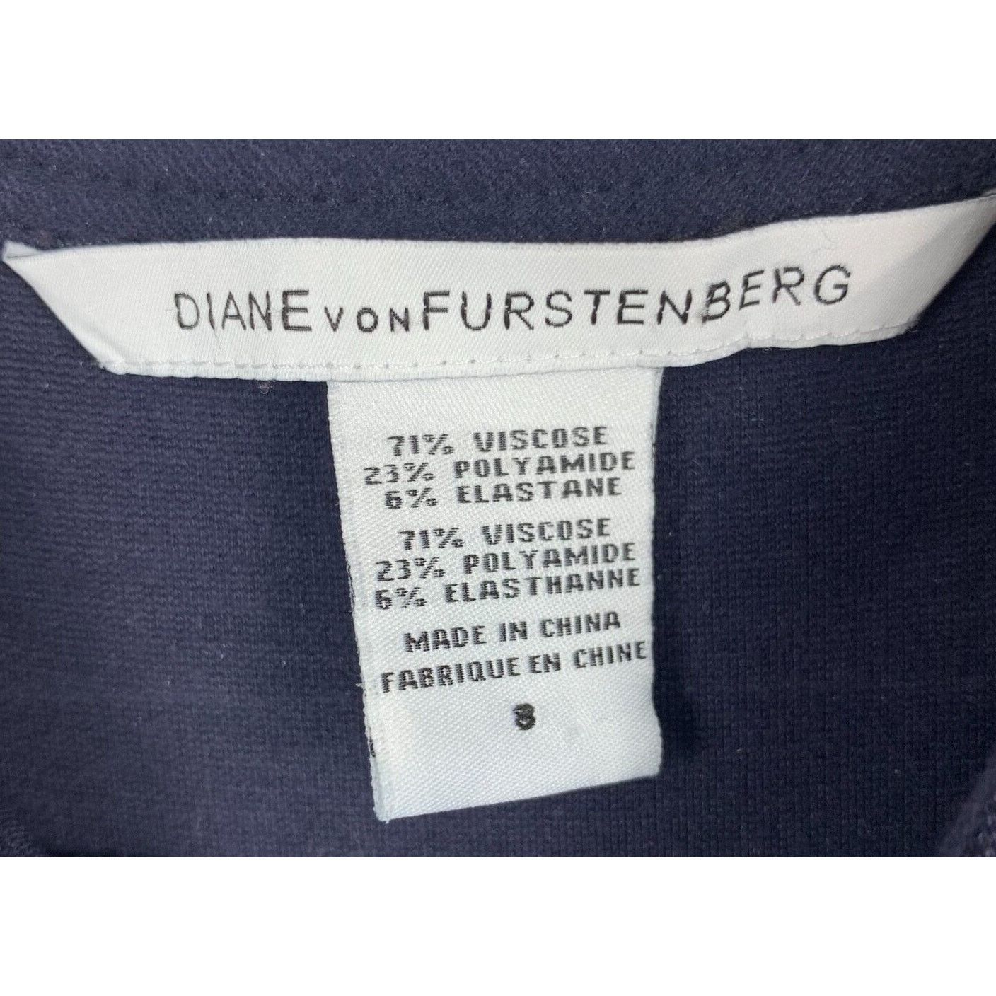 Diane von Furstenberg Diane von Furstenberg Cezanne Dress Women’s Size 8 Navy Size M / US 6-8 / IT 42-44 - 3 Thumbnail
