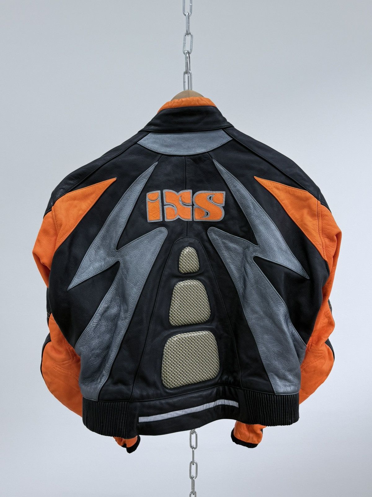 Japanese Brand Vintage IXS Moto Leather Jacket Size US XL / EU 56 / 4 - 8 Thumbnail