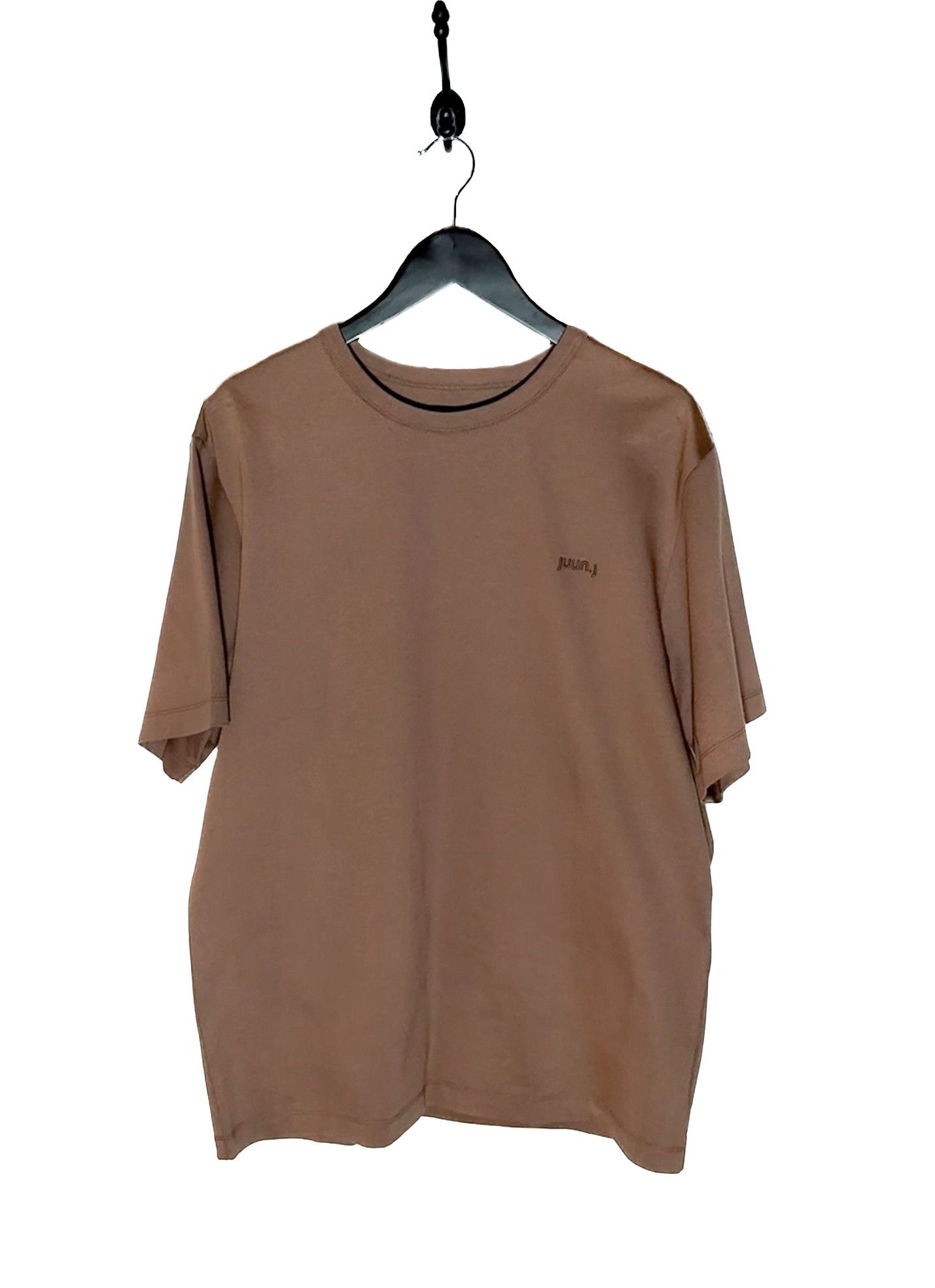 Juun.J Juun.J Brown Logo Embroidered Delicat Print T-shirt Size US M / EU 48-50 / 2 - 1 Thumbnail
