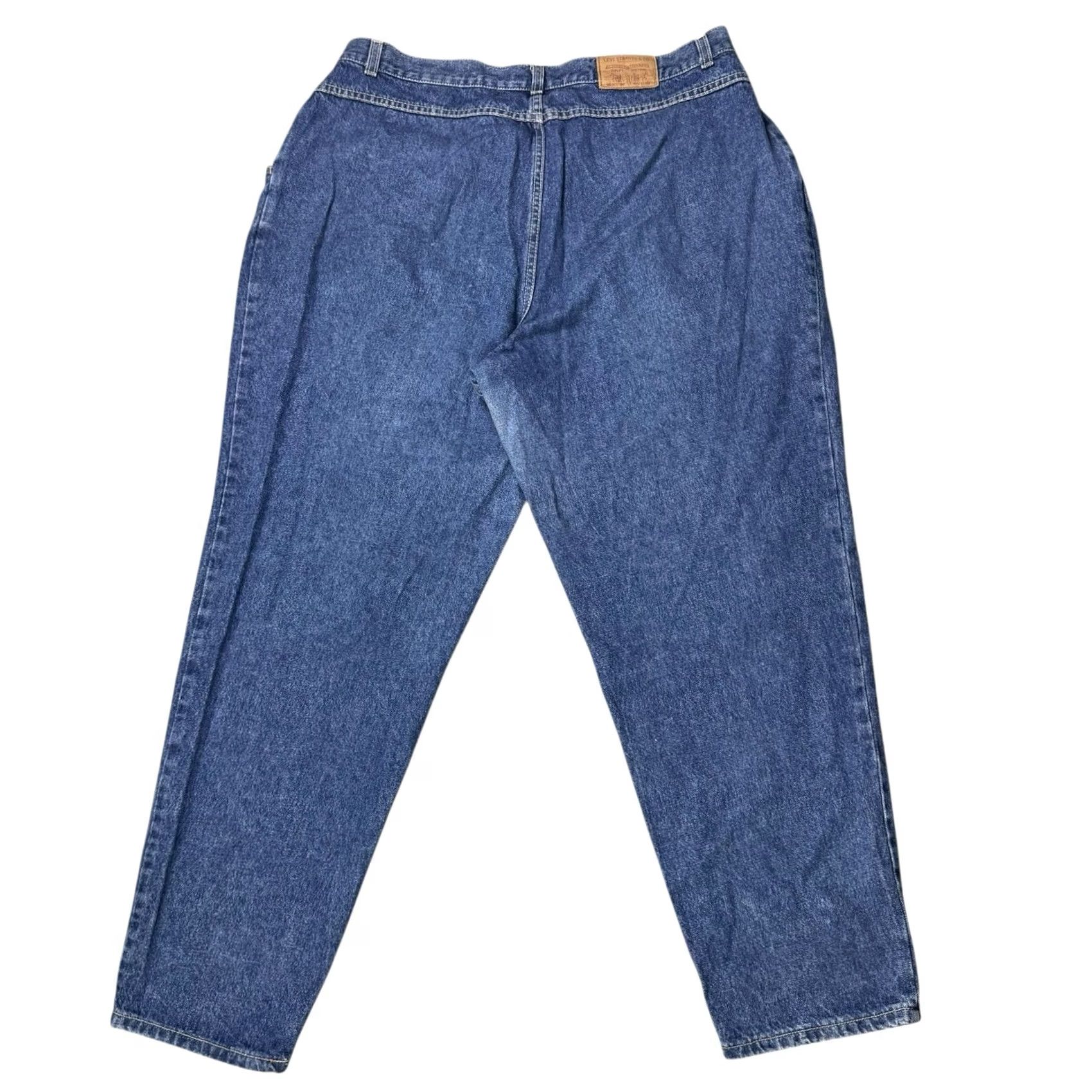 Levi's VINTAGE Levi's Jeans Women 24W USA Made Tapered Grunge Skater Leather? (Note: No extra info) Size 42" / US 20 - 4 Thumbnail