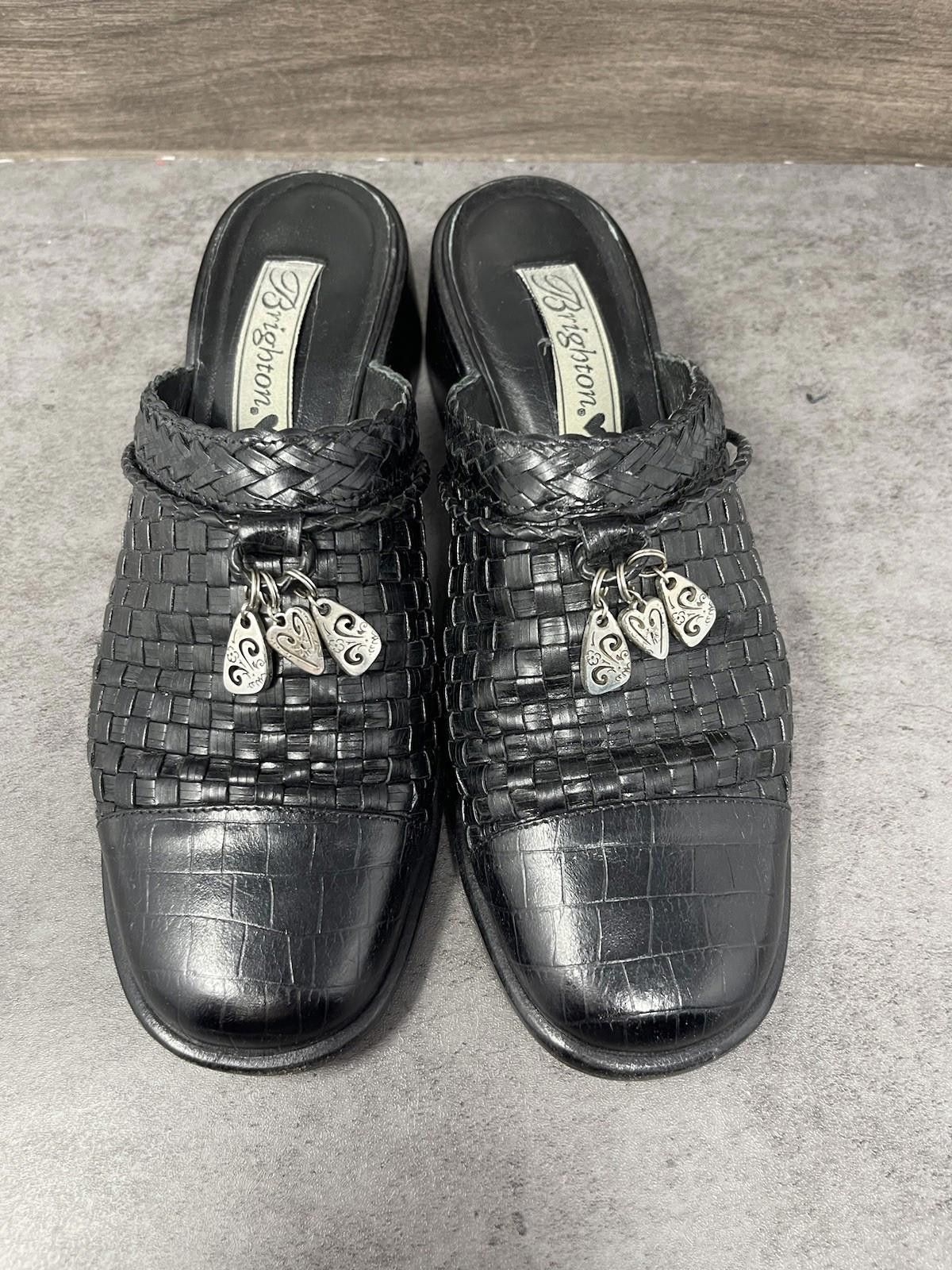 Brighton Brighton Shoes Womens Size 8 Franki Croc Mule Leather Size US 8 / IT 38 - 3 Thumbnail