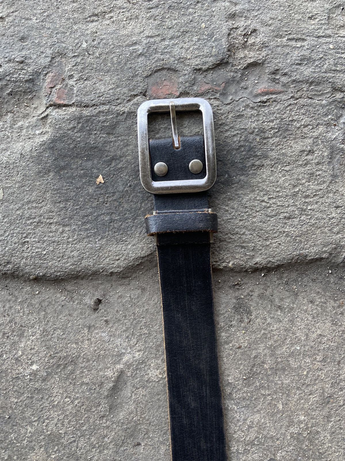 Genuine Leather Vintage genuine Leather Studded Belt (size30-34) Size ONE SIZE - 6 Thumbnail