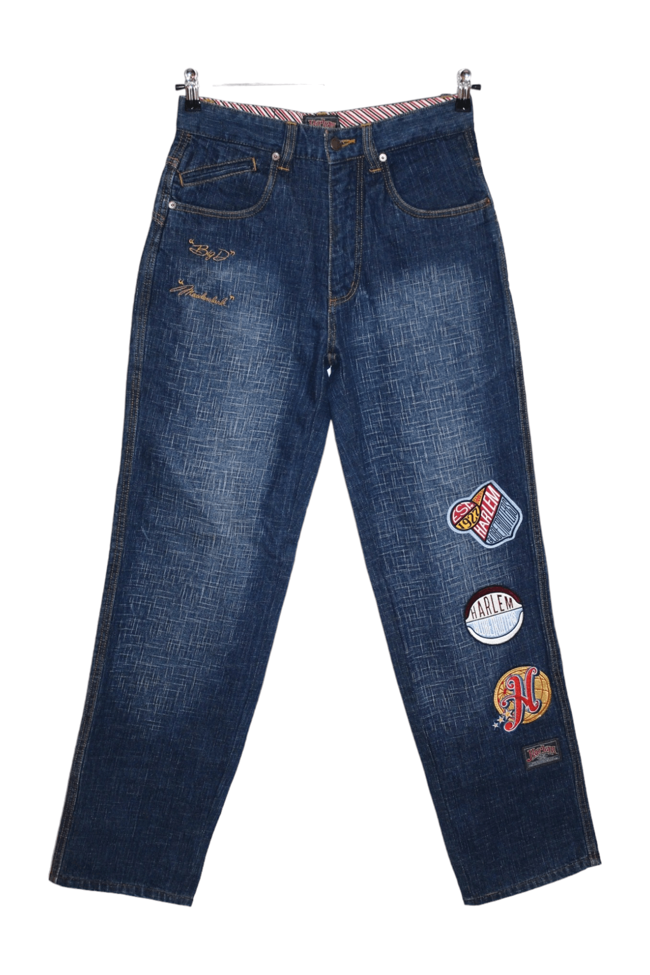 Fubu RARE🔥Platinum Fubu Harlem Globetrotters Baggy Rap Jeans Size US 30 / EU 46 - 13 Thumbnail