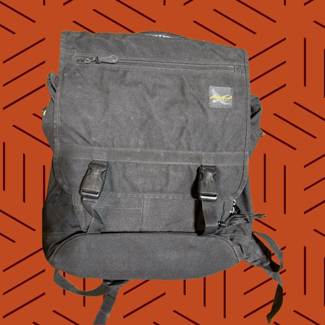 Eddie Bauer × Vintage Vintage 90s Eddie Bauer Spell Out Nylon
